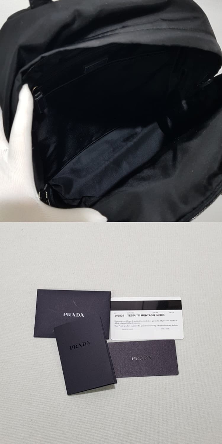 프라다 테수토 포코노 삼각로고 백팩 2VZ025 이서진 백팩 상품이미지9