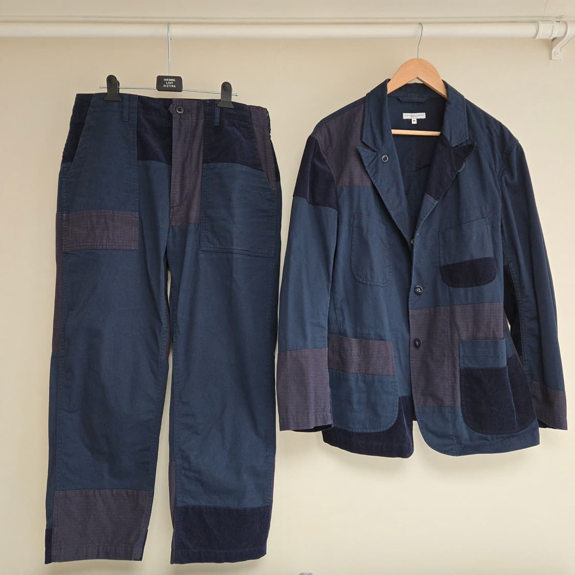 엔지니어드가먼츠 패치워크 베드포드 자켓 퍼티그 팬츠 셋업 상품이미지1