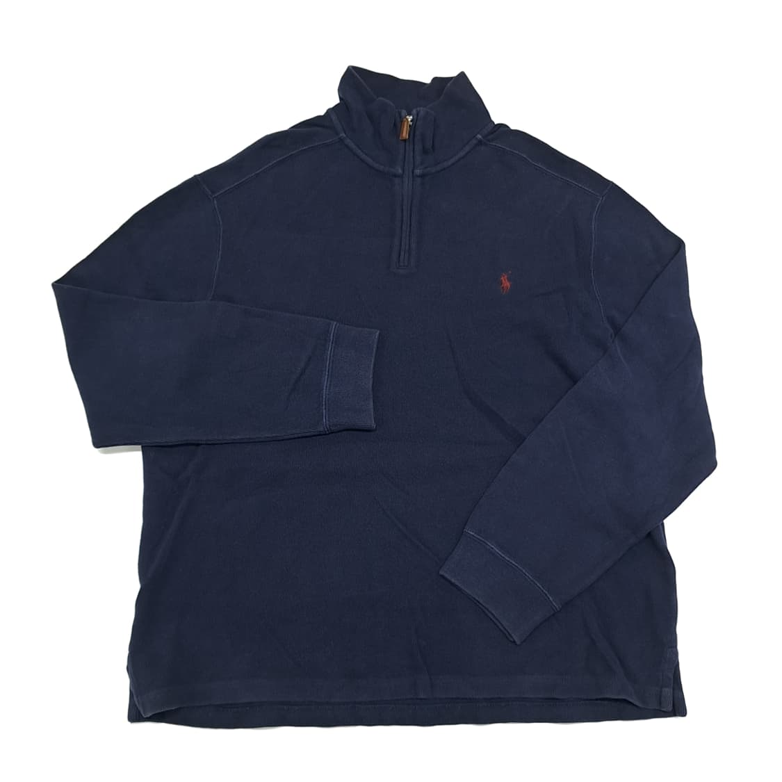 CN878 XL 폴로 랄프로렌 다크네이비 하프집업 긴팔 니트 스웨터 상품이미지2