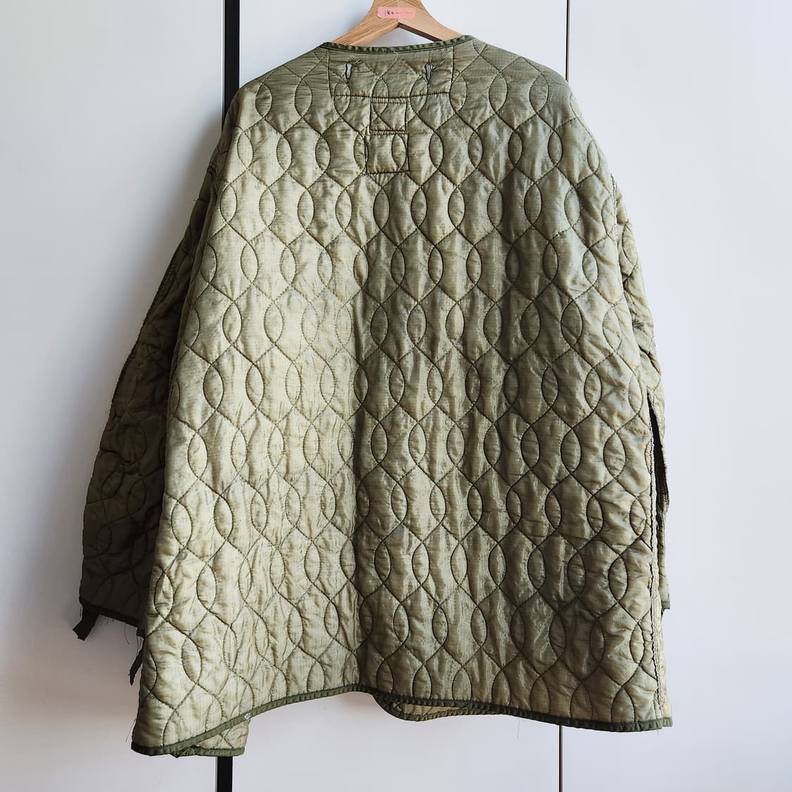 M65 개파카 라이너 내피 더블퀼팅 S 희귀 상품이미지2