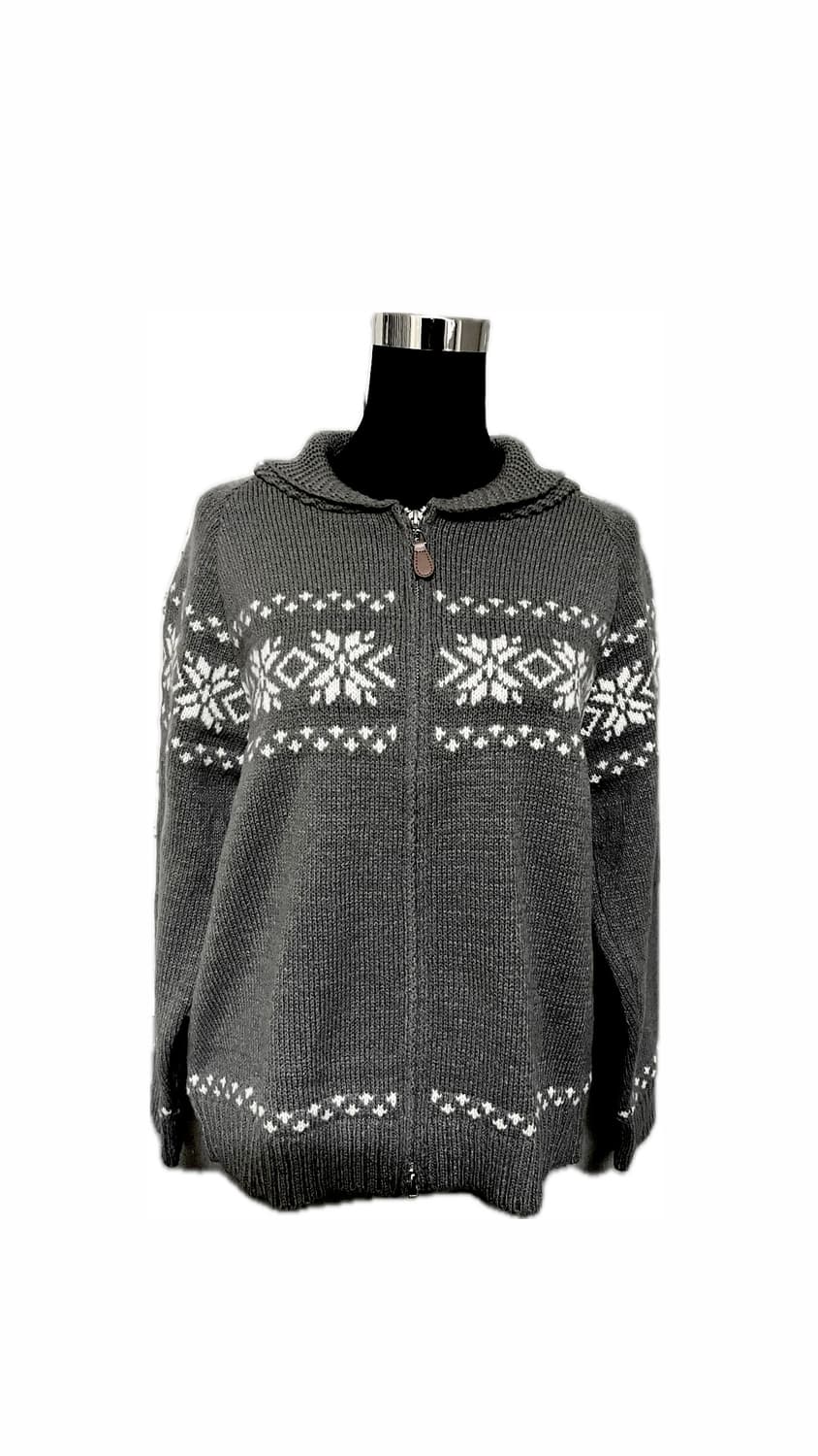 빈티지 니트집업 자켓 상품이미지1