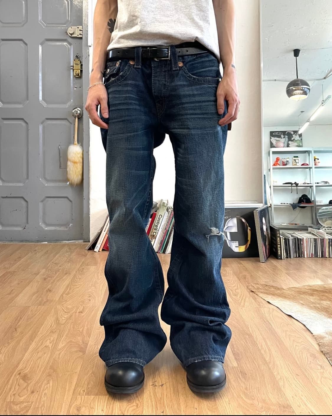 트루릴리전 플레어 팬츠 상품이미지1