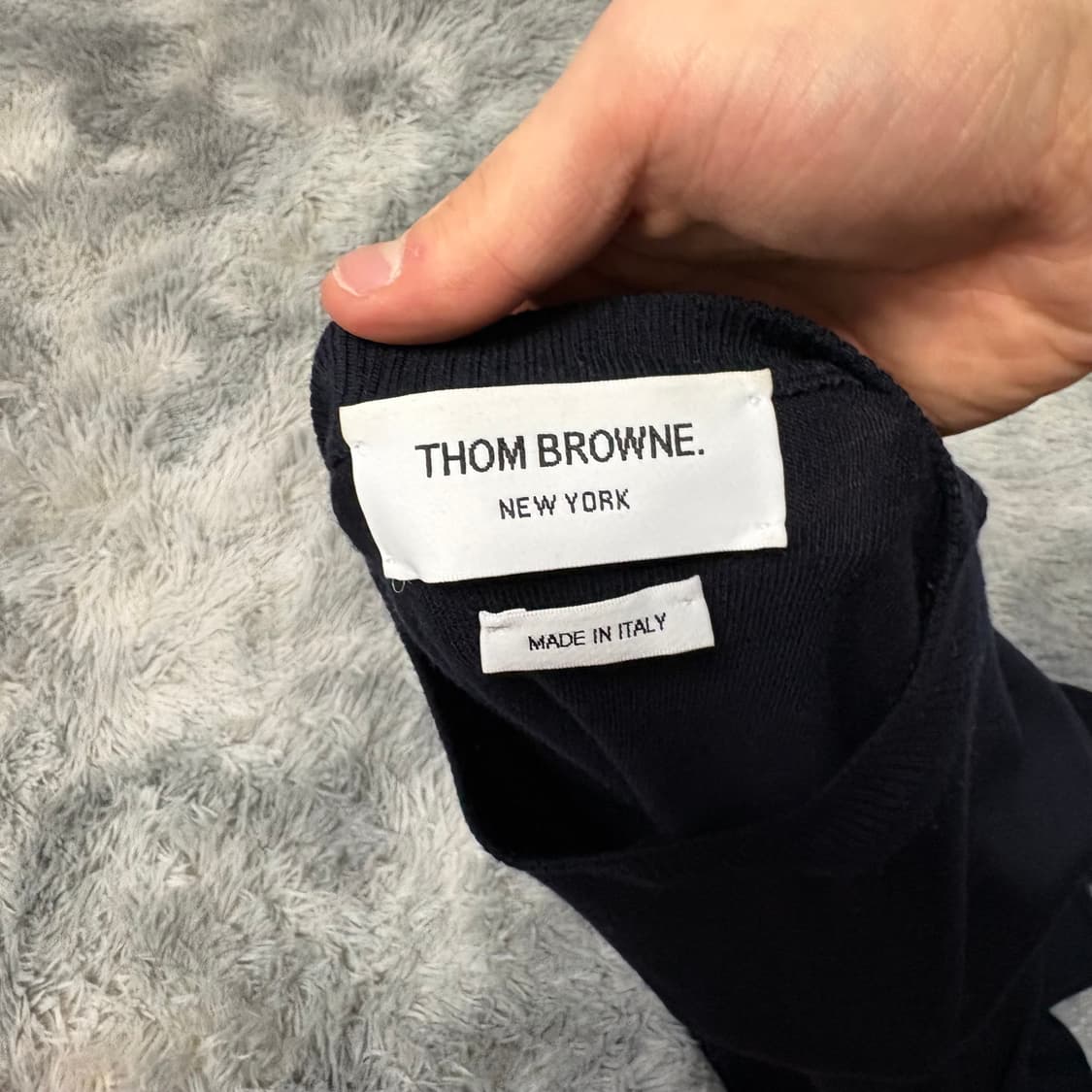 3사이즈 톰브라운 메리노 울니트 네이비 상품이미지3