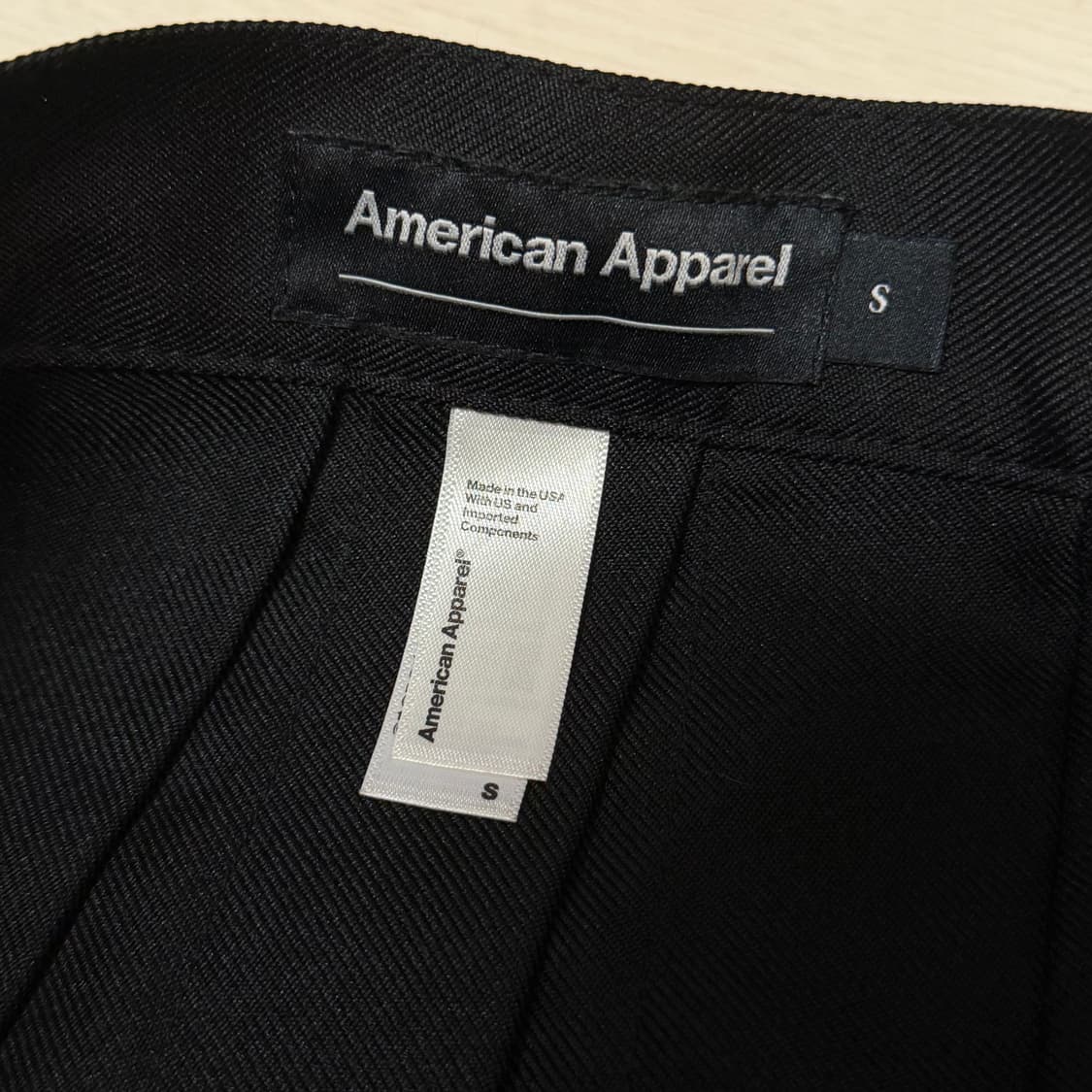 American Apparel Tennis skirt (Black) 상품이미지3