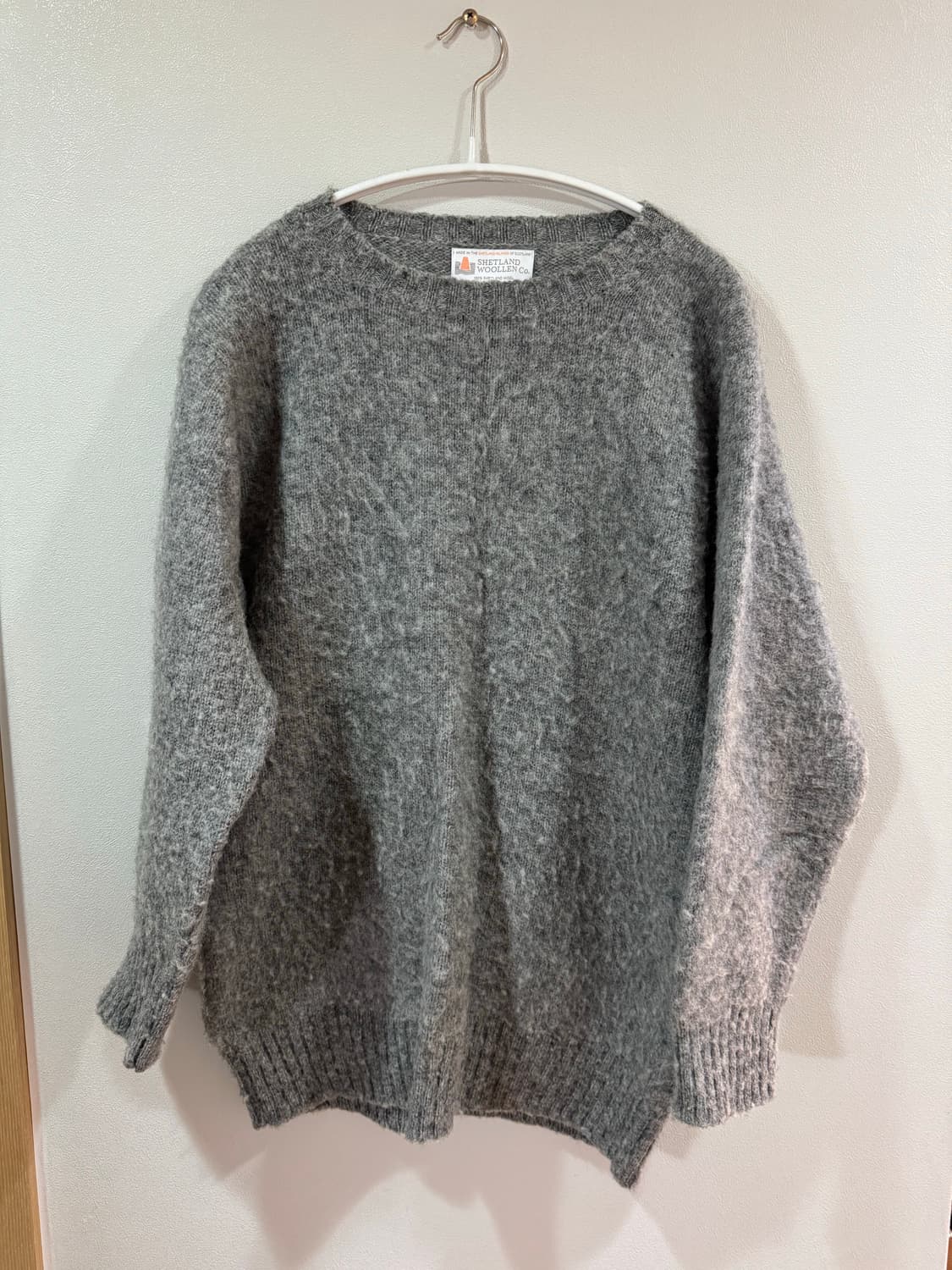 셔틀랜드 울른 쉐기독 그레이 M 상품이미지1