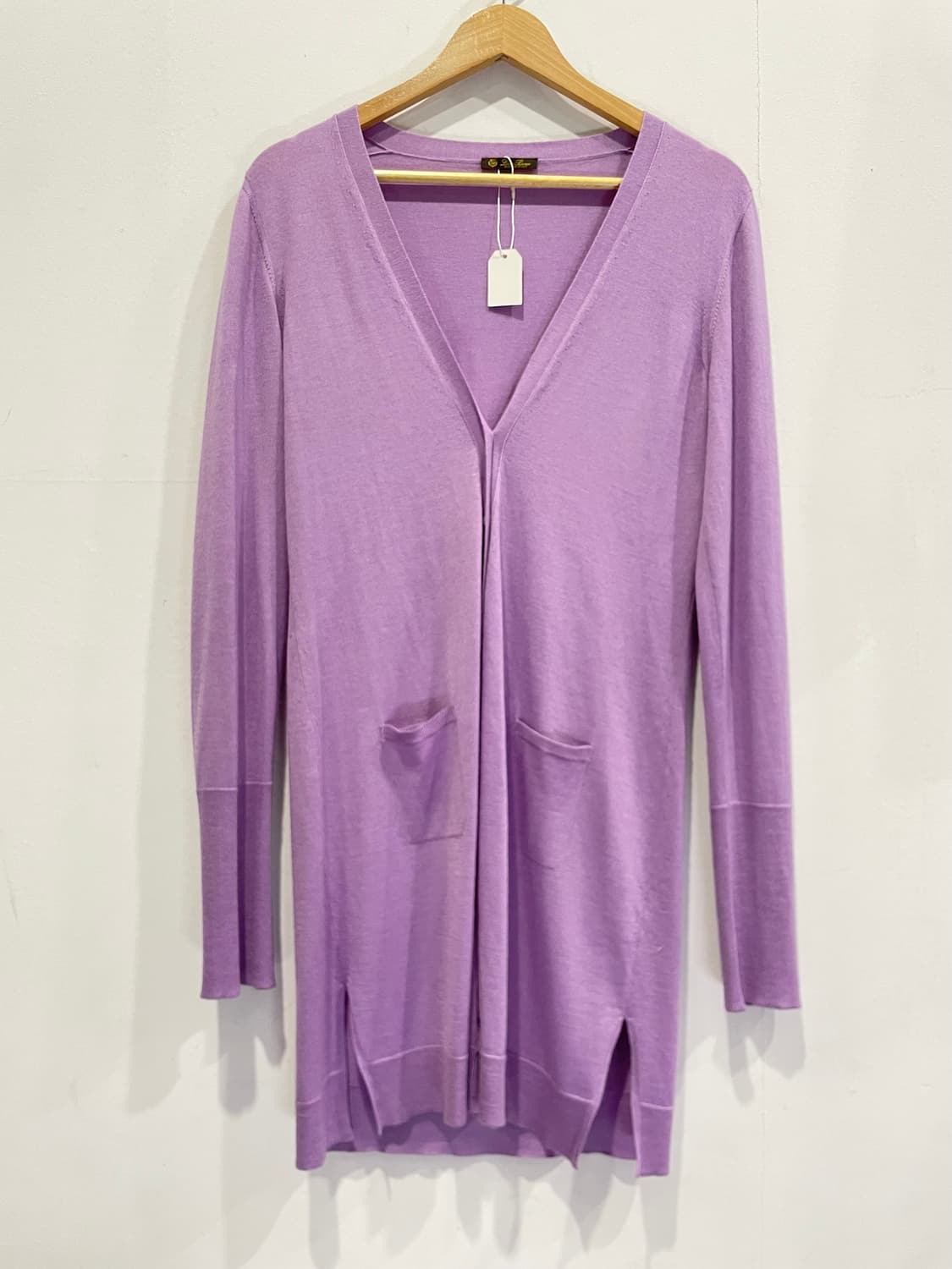 로로피아나 캐시미어 실크 롱 가디건 46 정품 상품이미지1