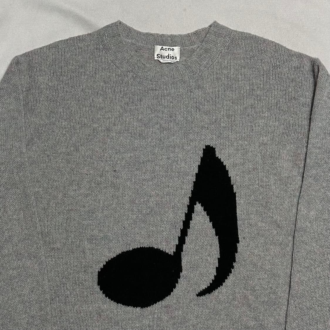 S 아크네 스튜디오 음표 자수 울 니트 상품이미지1