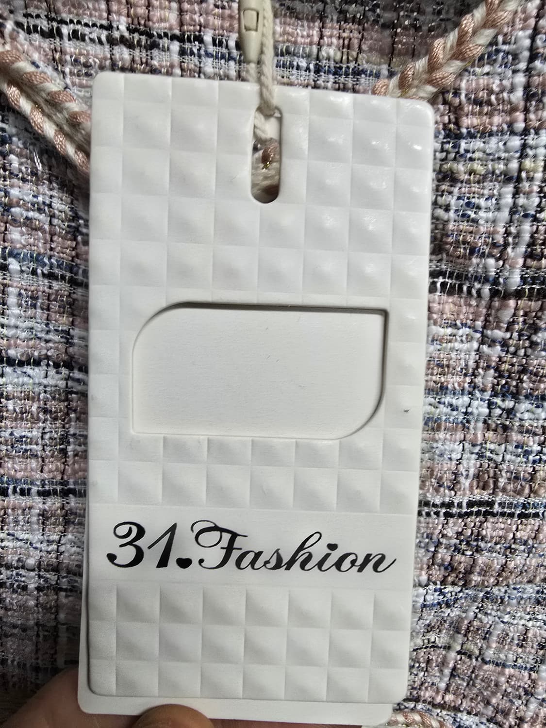 31.Fashion크롭 트위드 자켓 새상품 상품이미지4