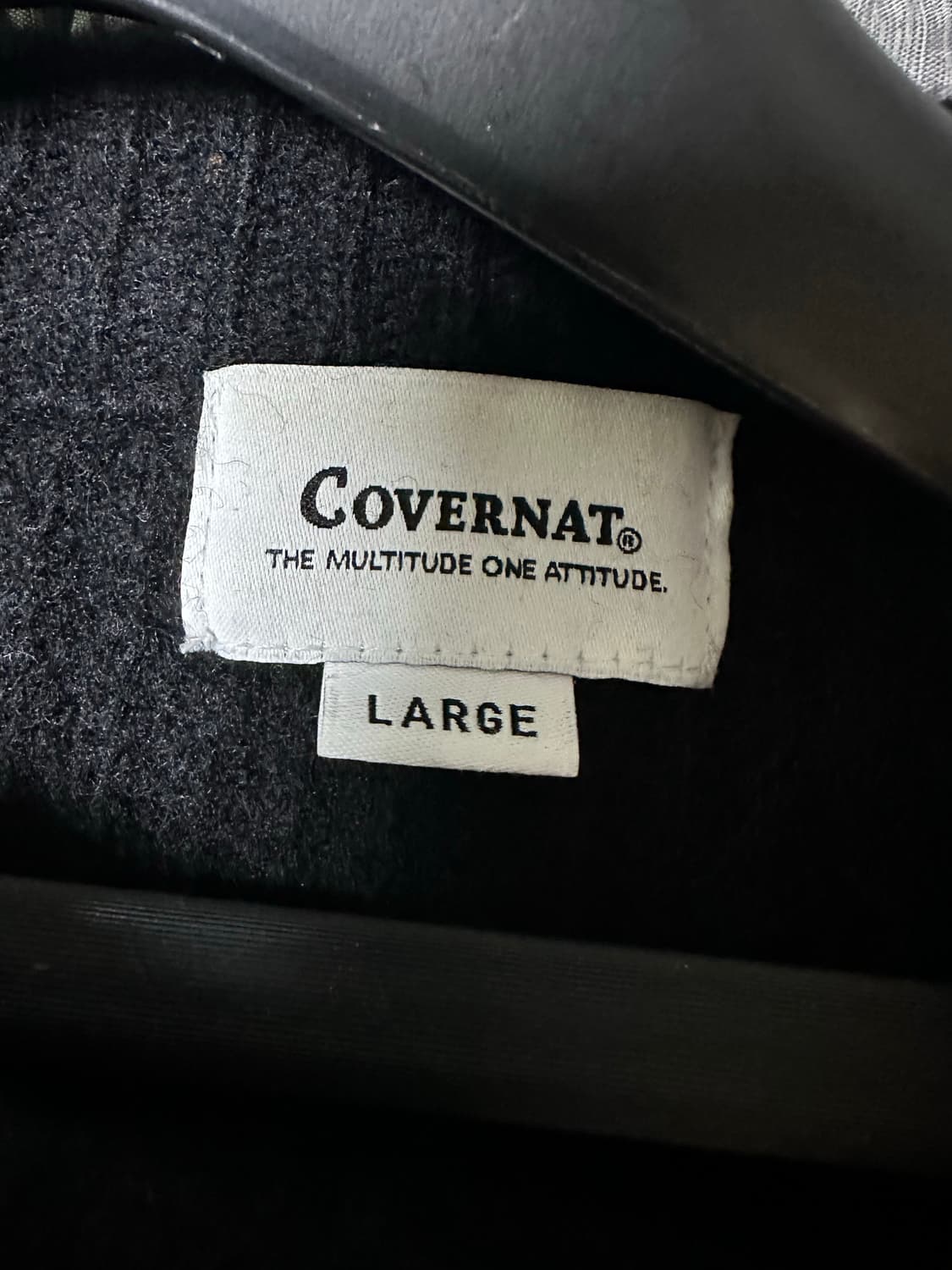 커버낫 검정색 니트 L사이즈 상품이미지4