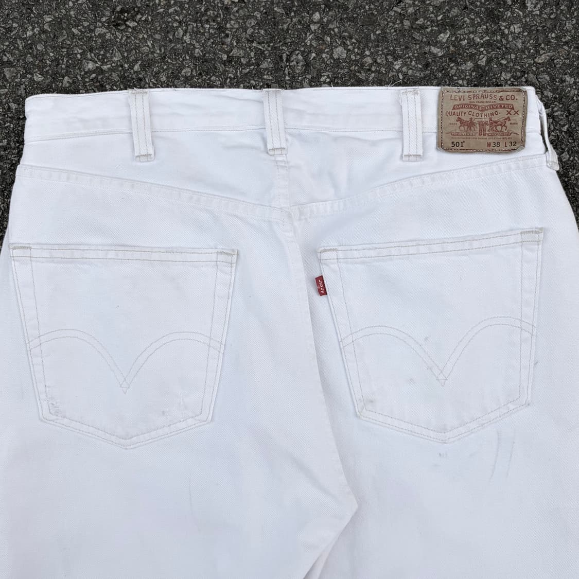 00s 리바이스 501 화이트 데님 (38)   상품이미지4