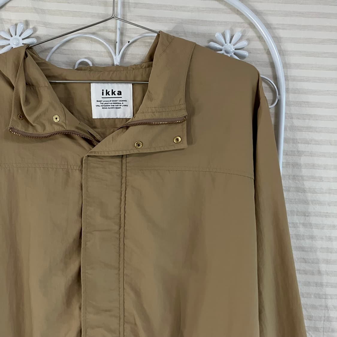 빈티지 베이지 골드 바람막이 823 y2k 스트릿 모리 갸루 일본빈티지  상품이미지3