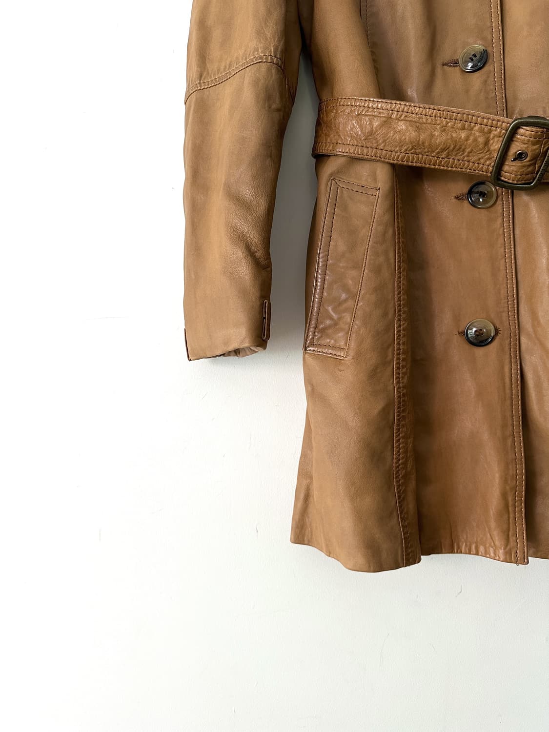 TOMMY HILFIGER buckle leather jacket 상품이미지5