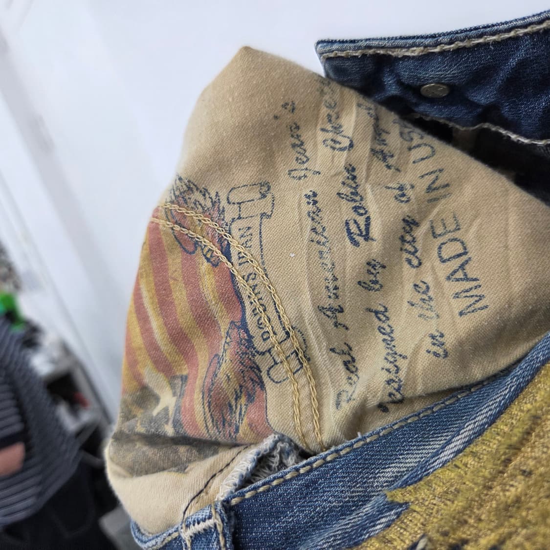 Robin's Jean 로빈슨 스키니진 빈티지 데님 팬츠 허리28in 상품이미지6
