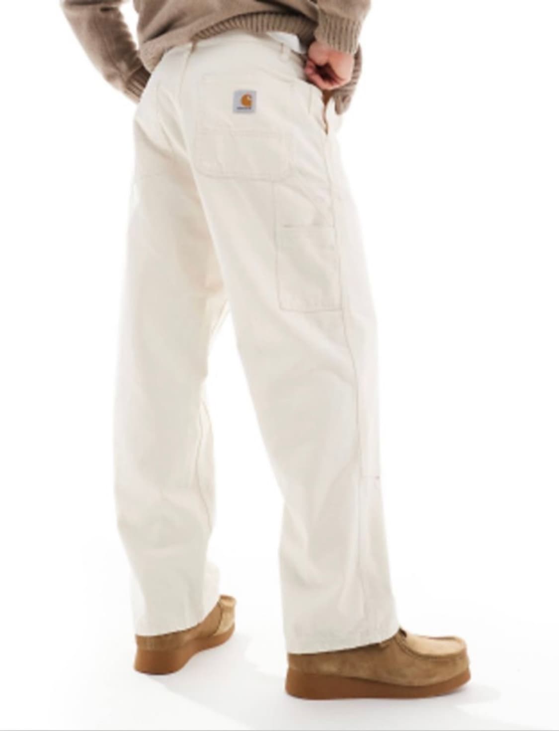 칼하트 더블니 디어본 화이트 30x32 상품이미지5