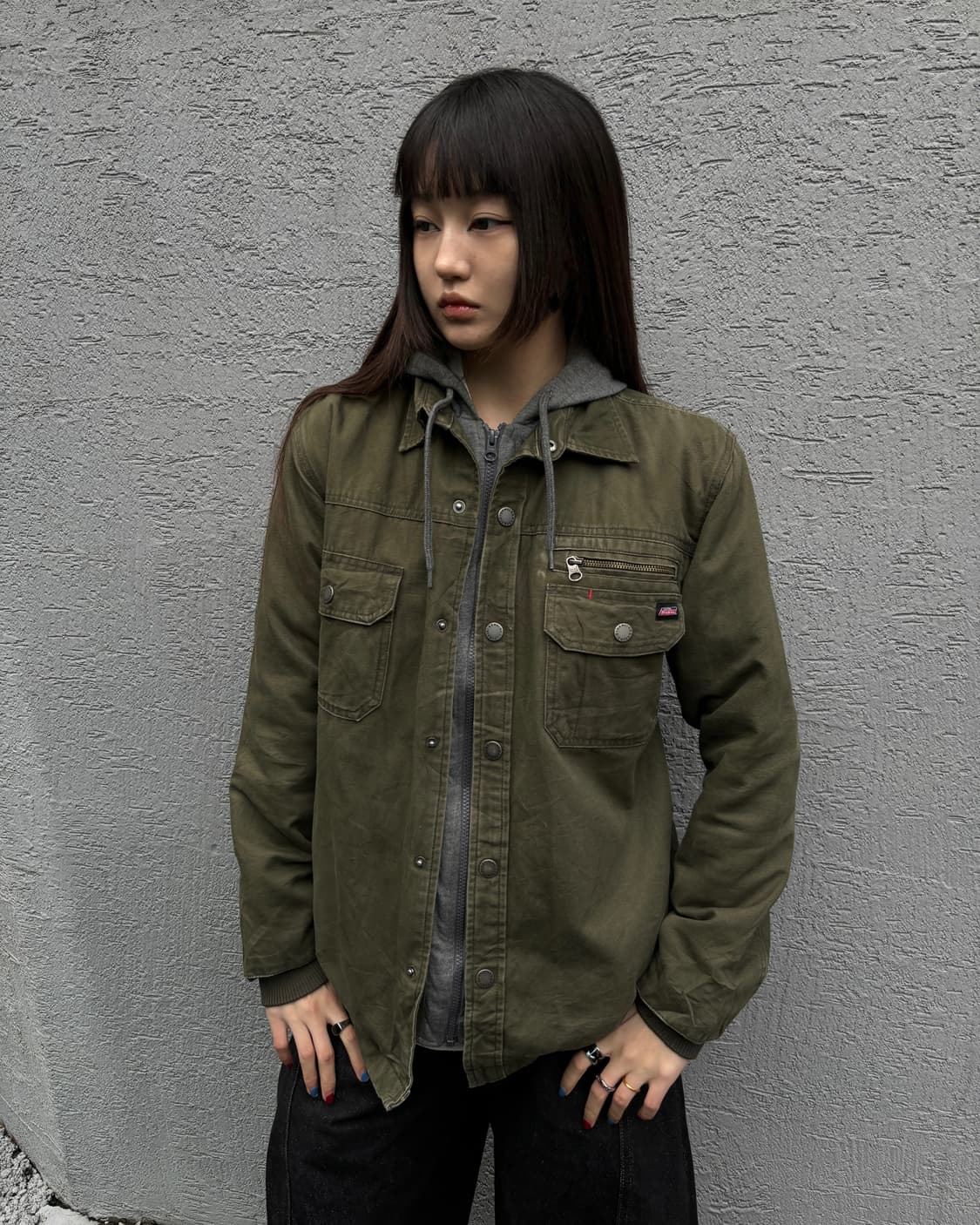 90s Dickies Vintage Khaki Work Jacket 상품이미지1