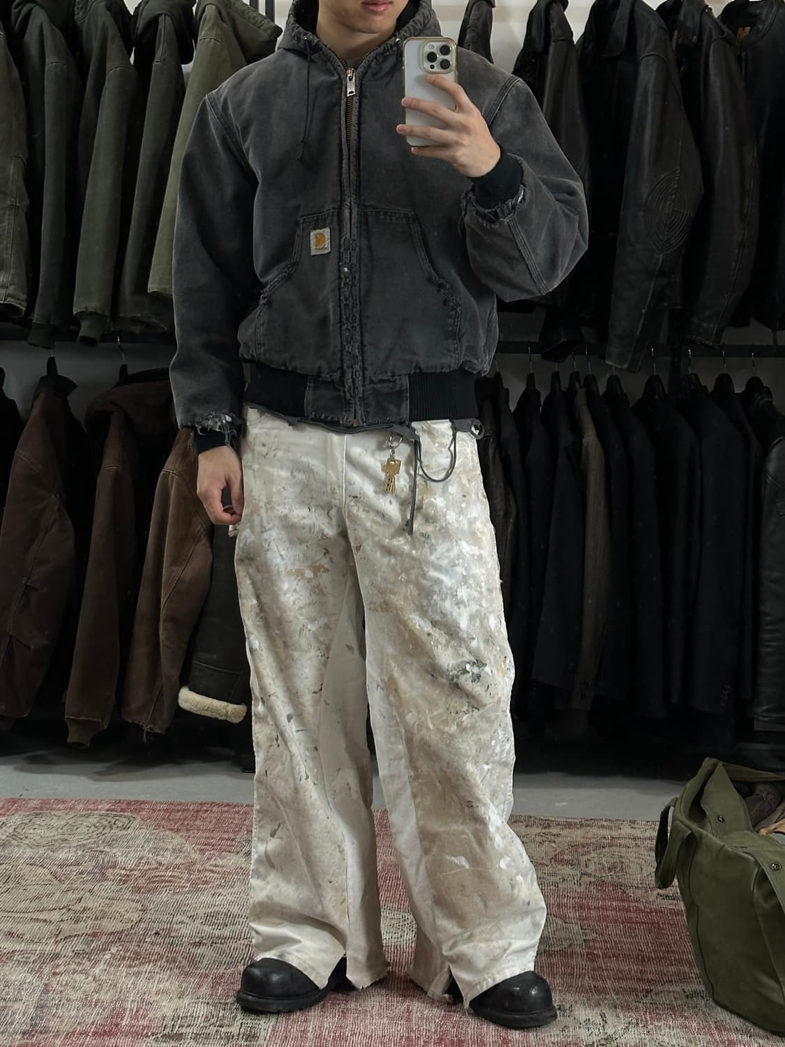 90's OG USA Made 칼하트 JQ1005 액티브 자켓 상품이미지2