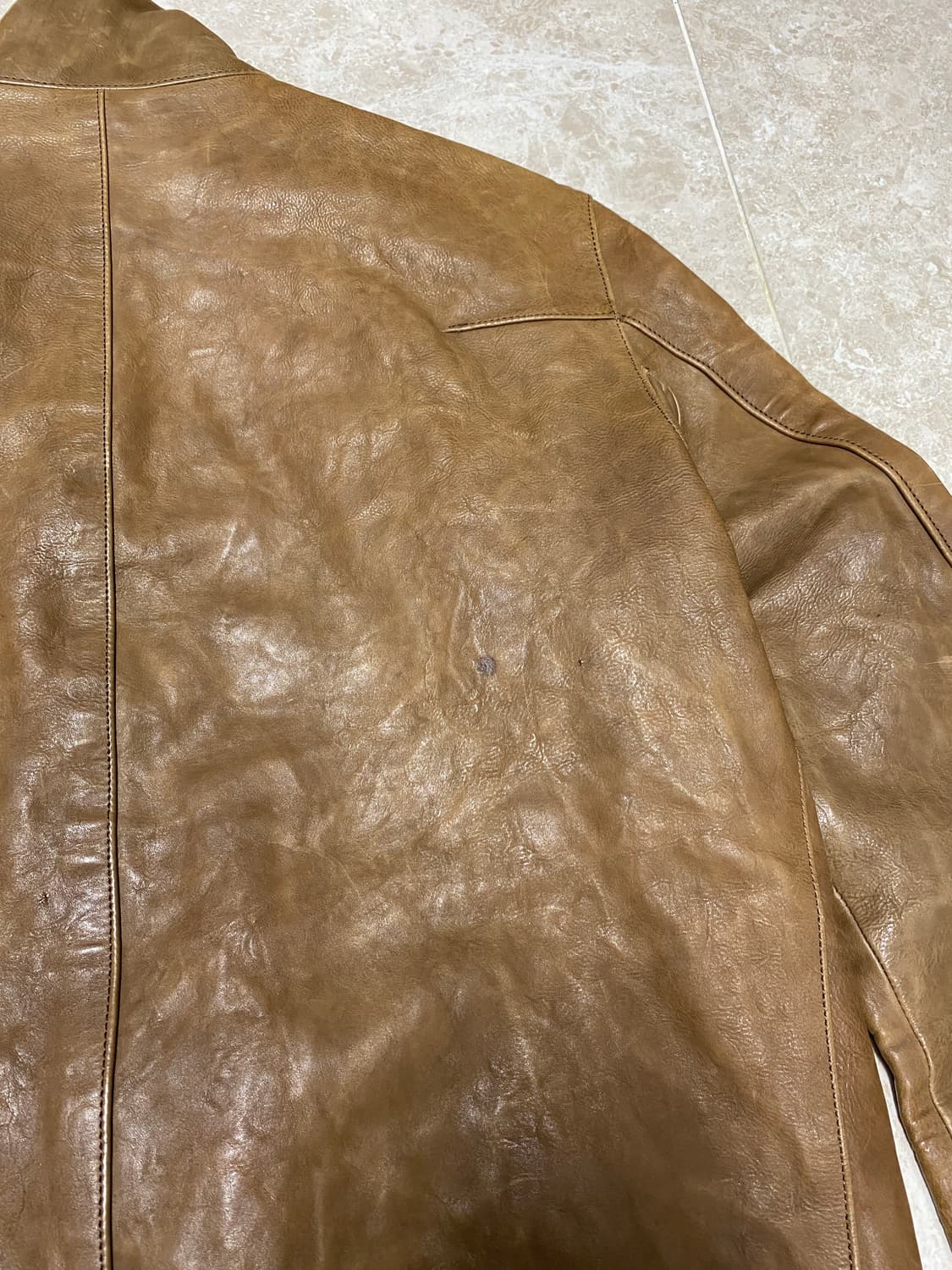 어태치먼트 A-2 레더 자켓 상품이미지7