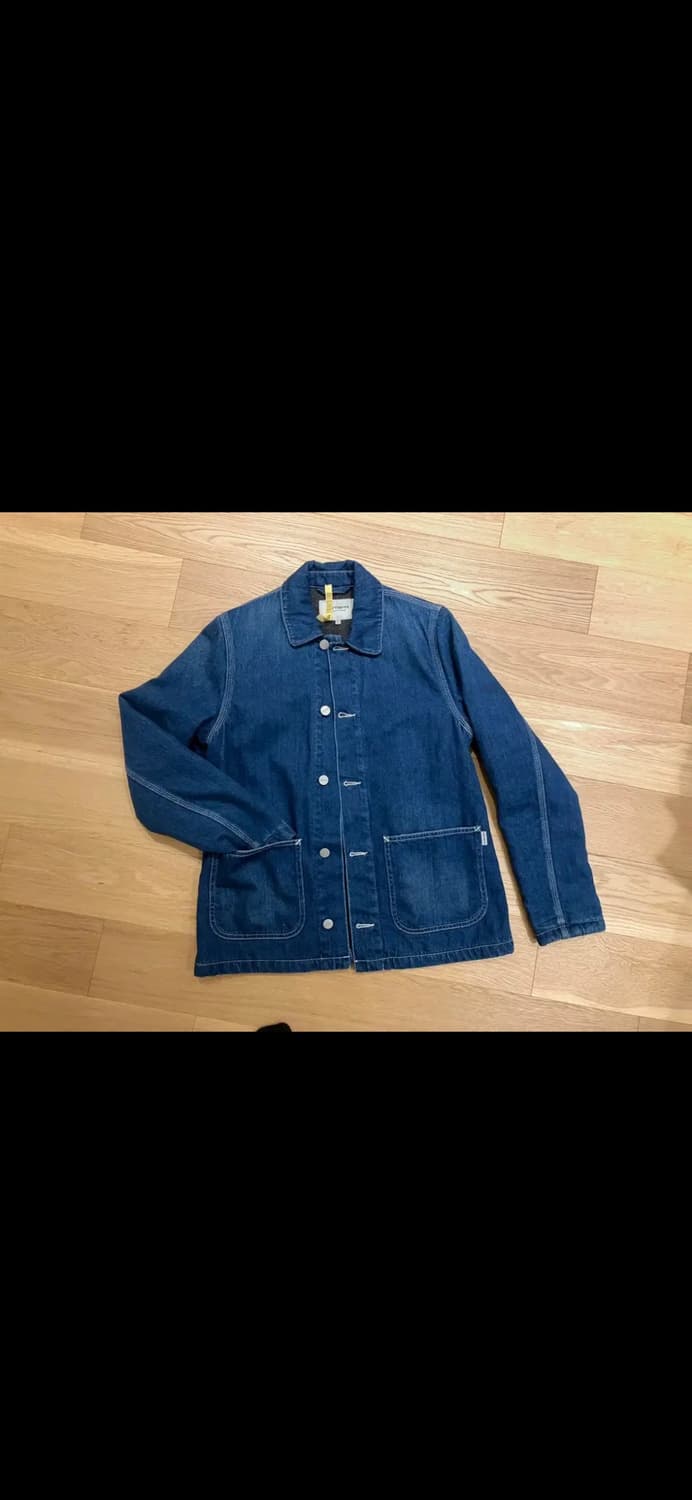 칼하트 데님 재킷 코트 S (안감 퀼팅) 상품이미지5