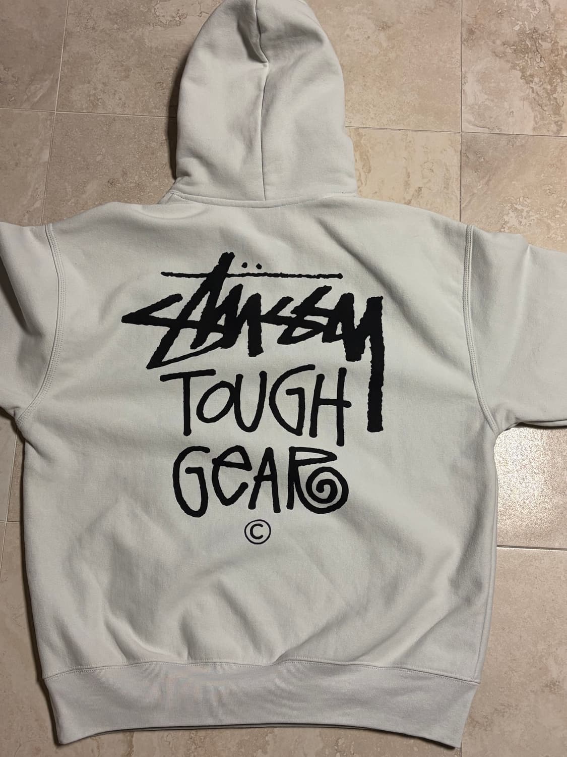 [M]스투시 터프기어 후드티 포그 색상 상품이미지4