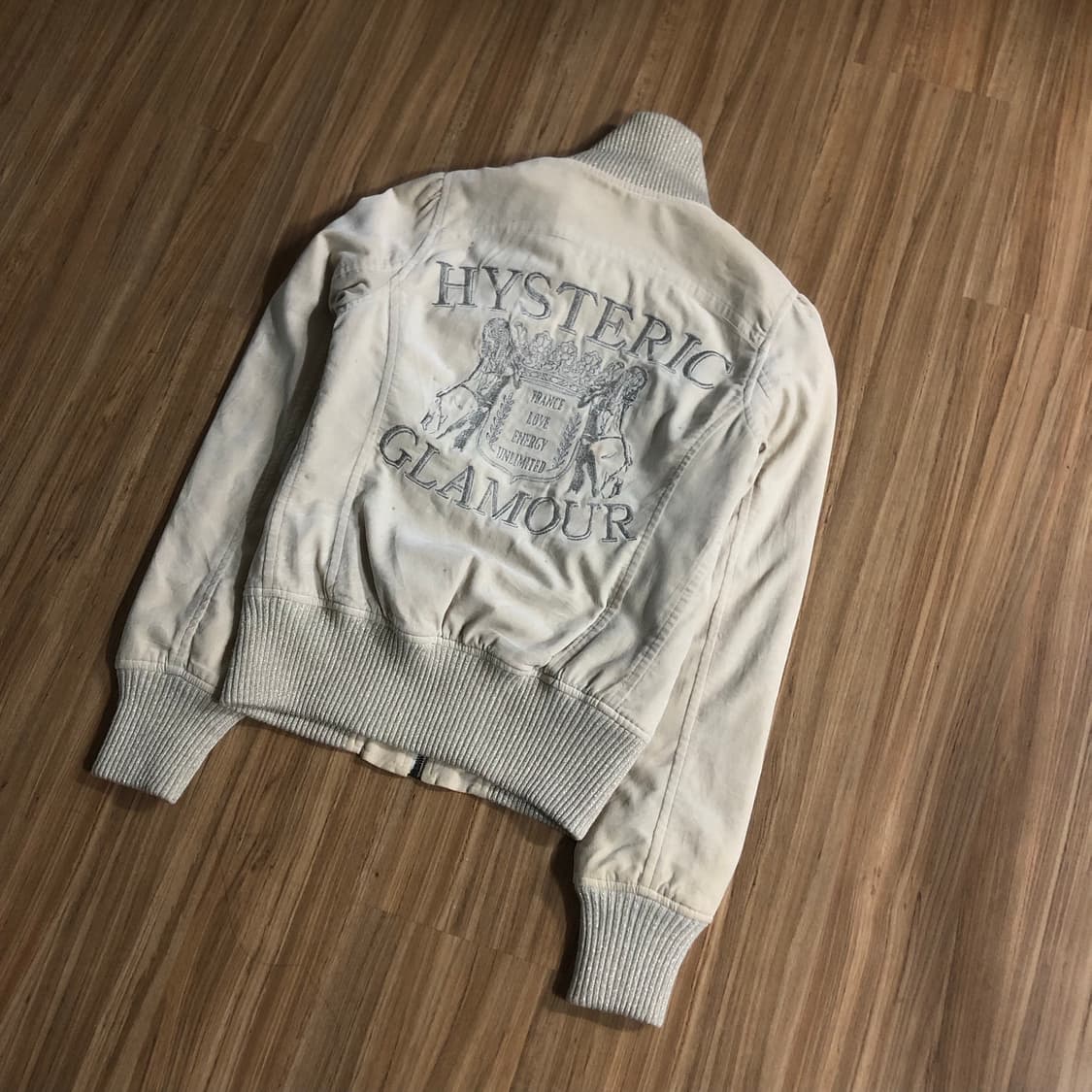 Hysteric Glamour Velvet Zip up Jacket 상품이미지1