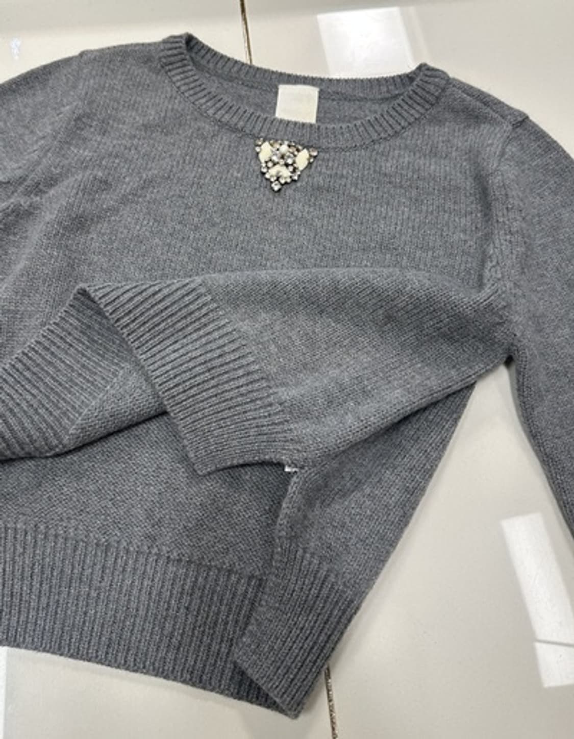 새) 오즈세컨 브로치 니트  상품이미지2