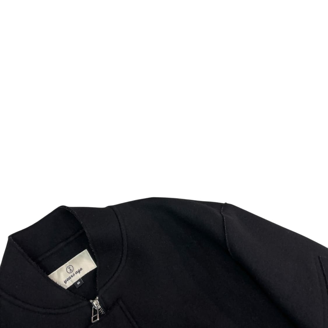 이얼즈어고 컷아웃 멜톤 울 블루종 상품이미지3