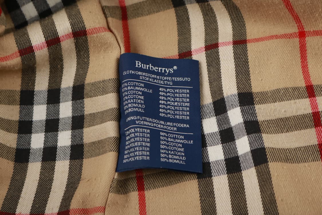 [L] 90's 버버리 싱글 트렌치코트 상품이미지6