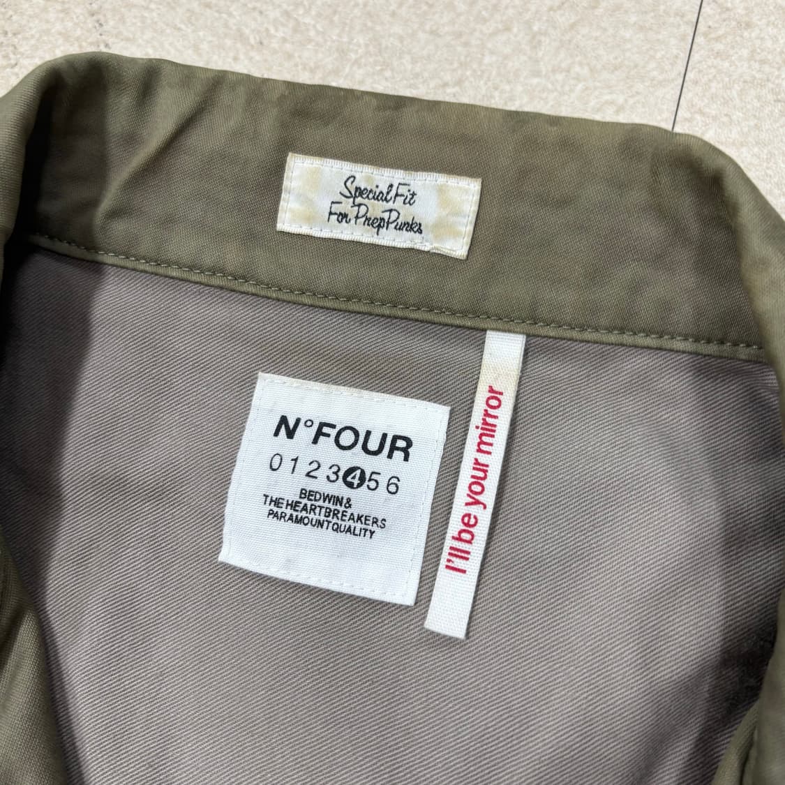 베드윈 앤 하트브레이커스 올리브 필드 자켓 상품이미지3