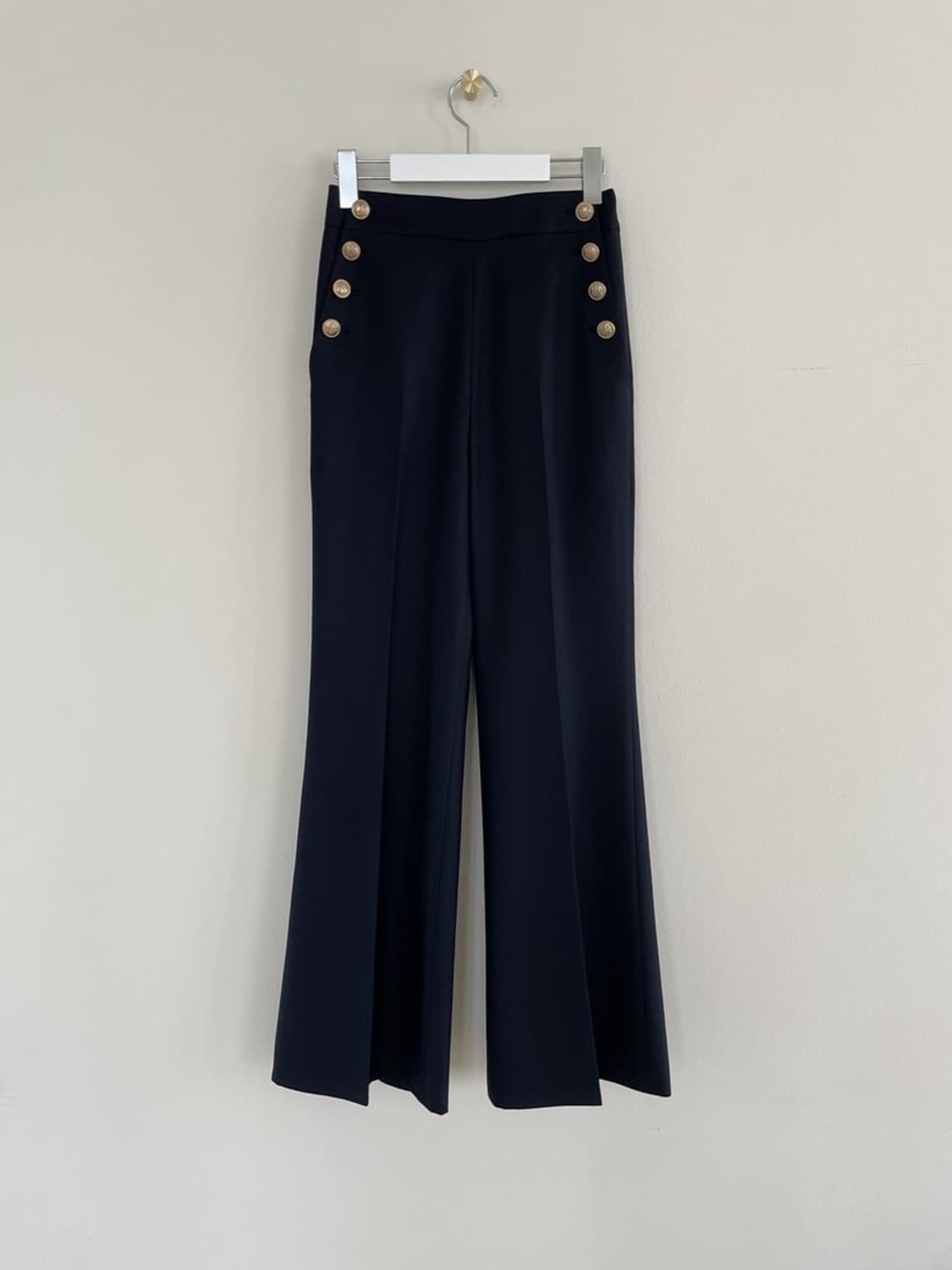 메모오피셜 슬랙스 에디터 - 네이비 상품이미지1