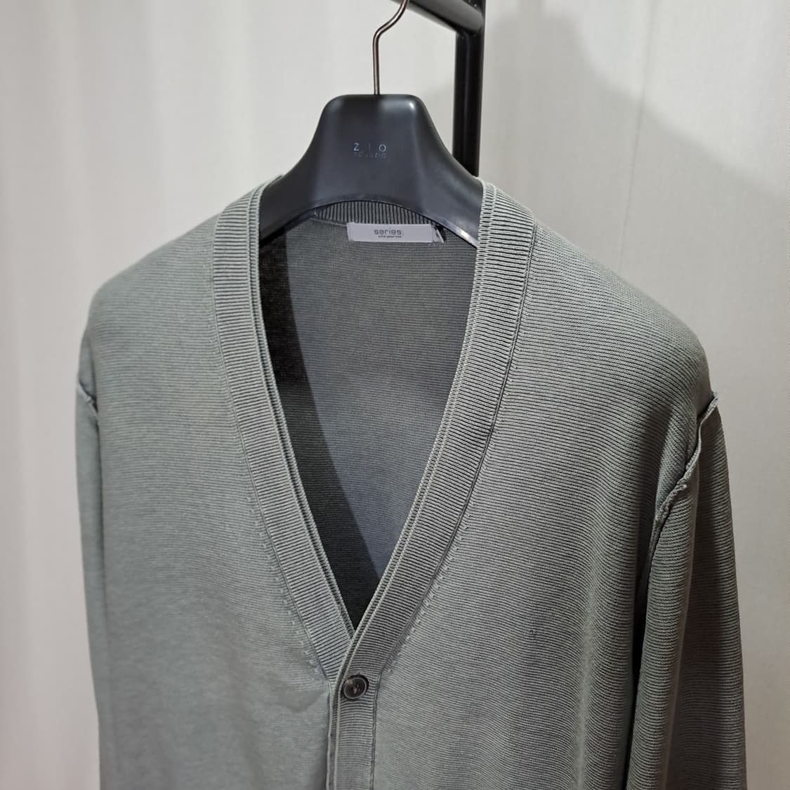 (택포) 코오롱시리즈 22ss 코튼 편직 가디건 105 B524 상품이미지4