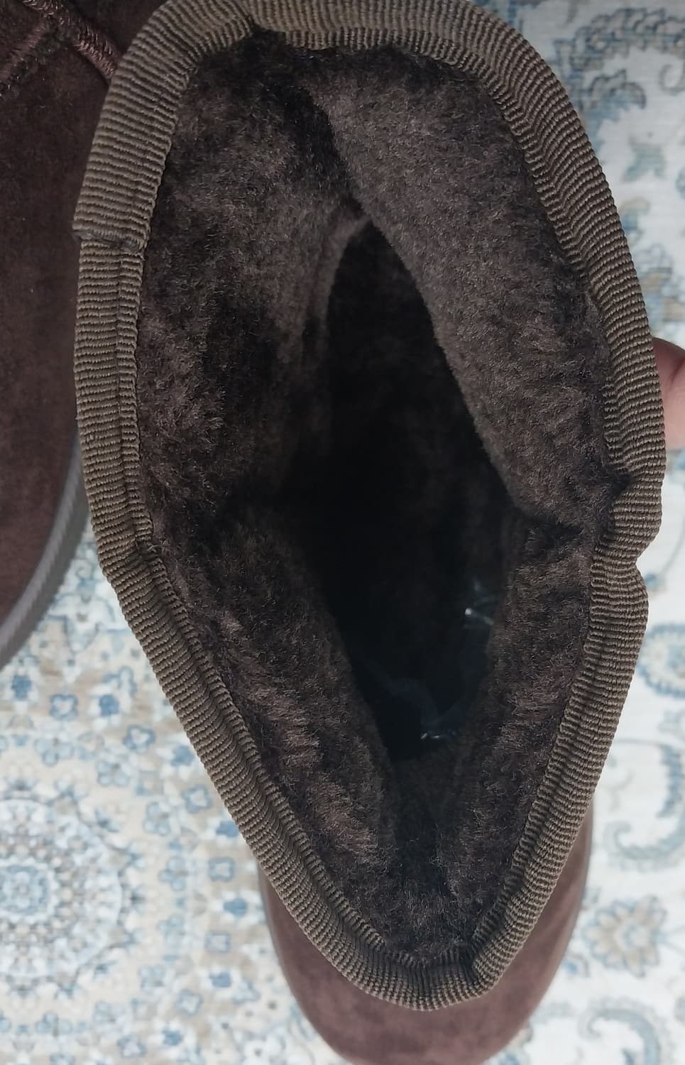 (새상품) 플리스 멜번 스웨이드 털 안감 숏 부츠 250mm 상품이미지3