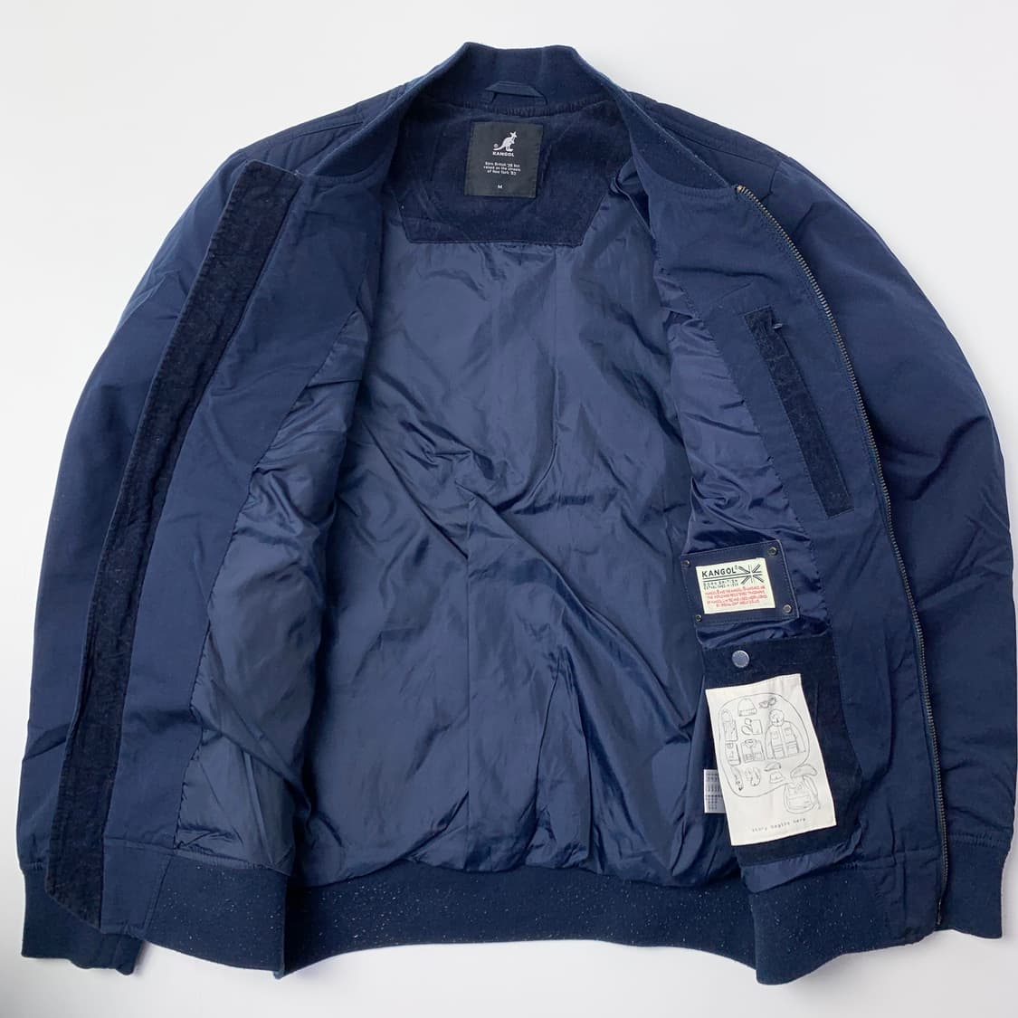 캉골 네이비 퀼팅 점퍼 M 상품이미지5