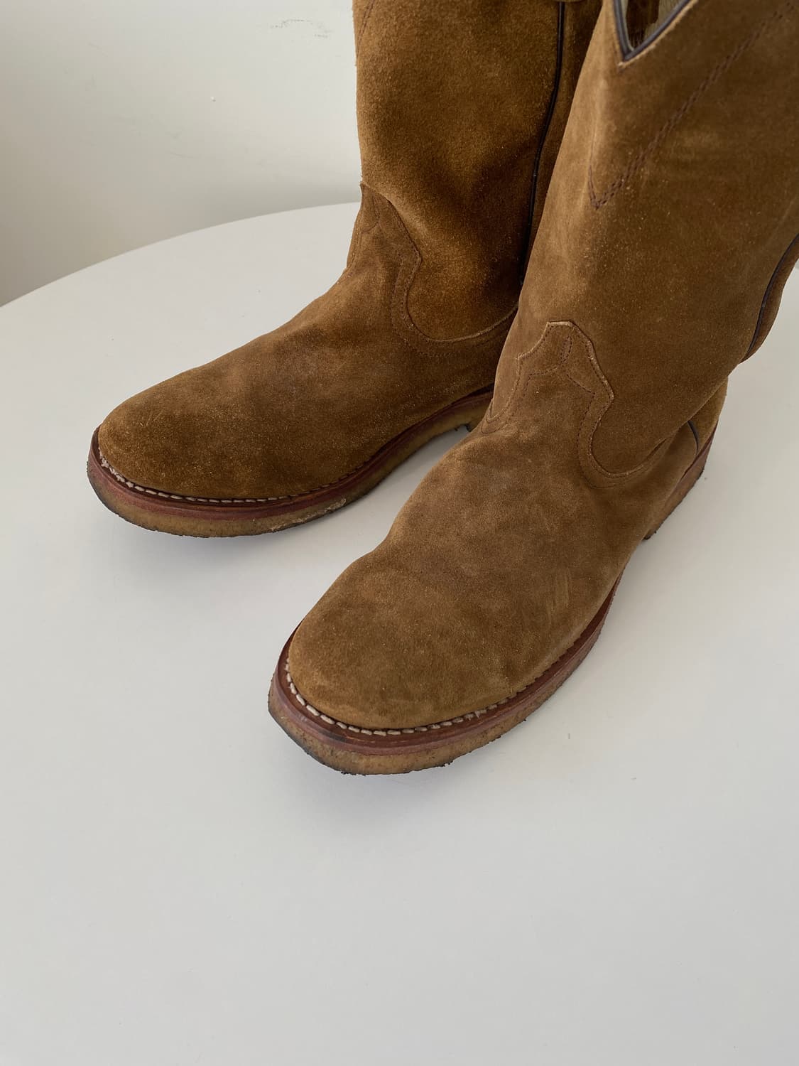 Santo Domingo 스웨이드 풀 온 부츠 상품이미지4