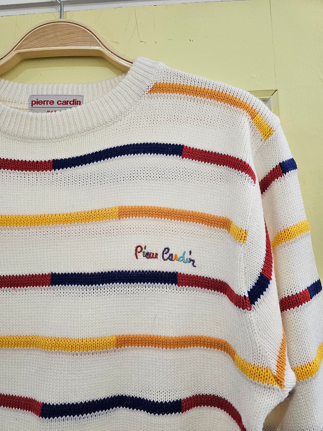 Pierre cardin 컬러 라인 니트 상품이미지5