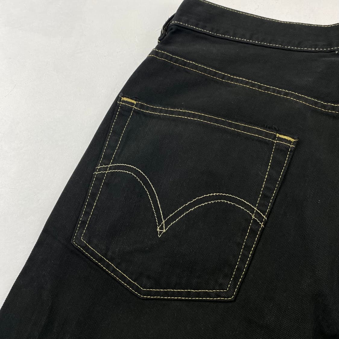 리바이스 569 루즈 스트레이트 블랙 데님 진 (34) 상품이미지4