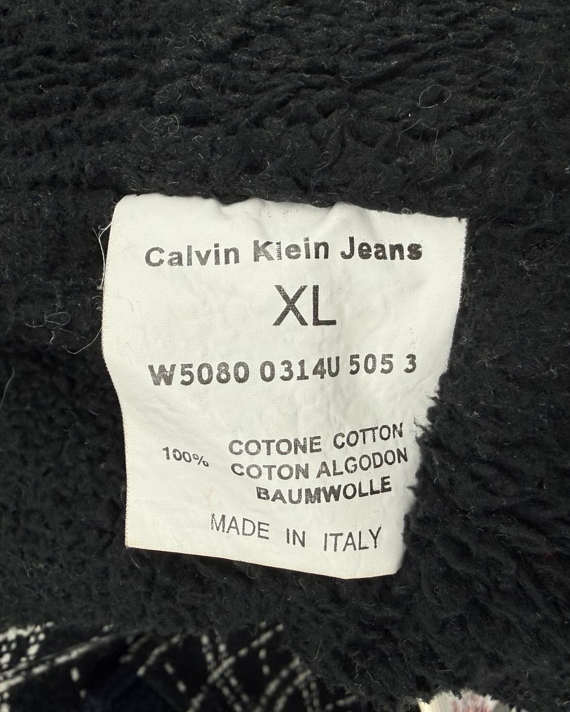 캘빈 클라인 00s 트위드 후드 점퍼 상품이미지7