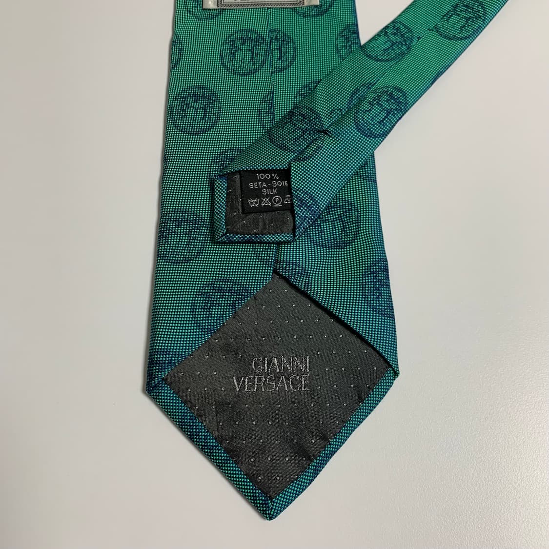 베르사체(VERSACE) 메두사로고 모노그램 명품넥타이 최상급 A+ 상품이미지6