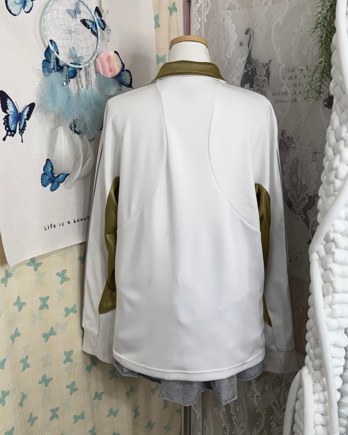 나이키 화이트 & 골드 져지 상품이미지5