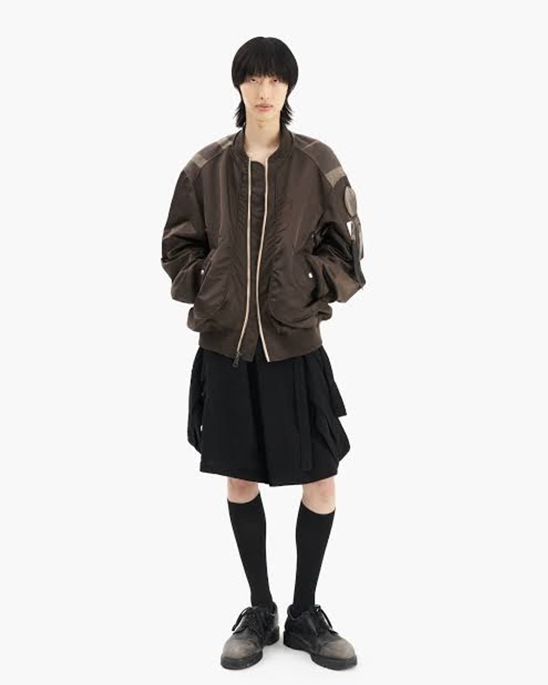 지용킴X알파 플라이트 봄버 브라운 M 상품이미지2