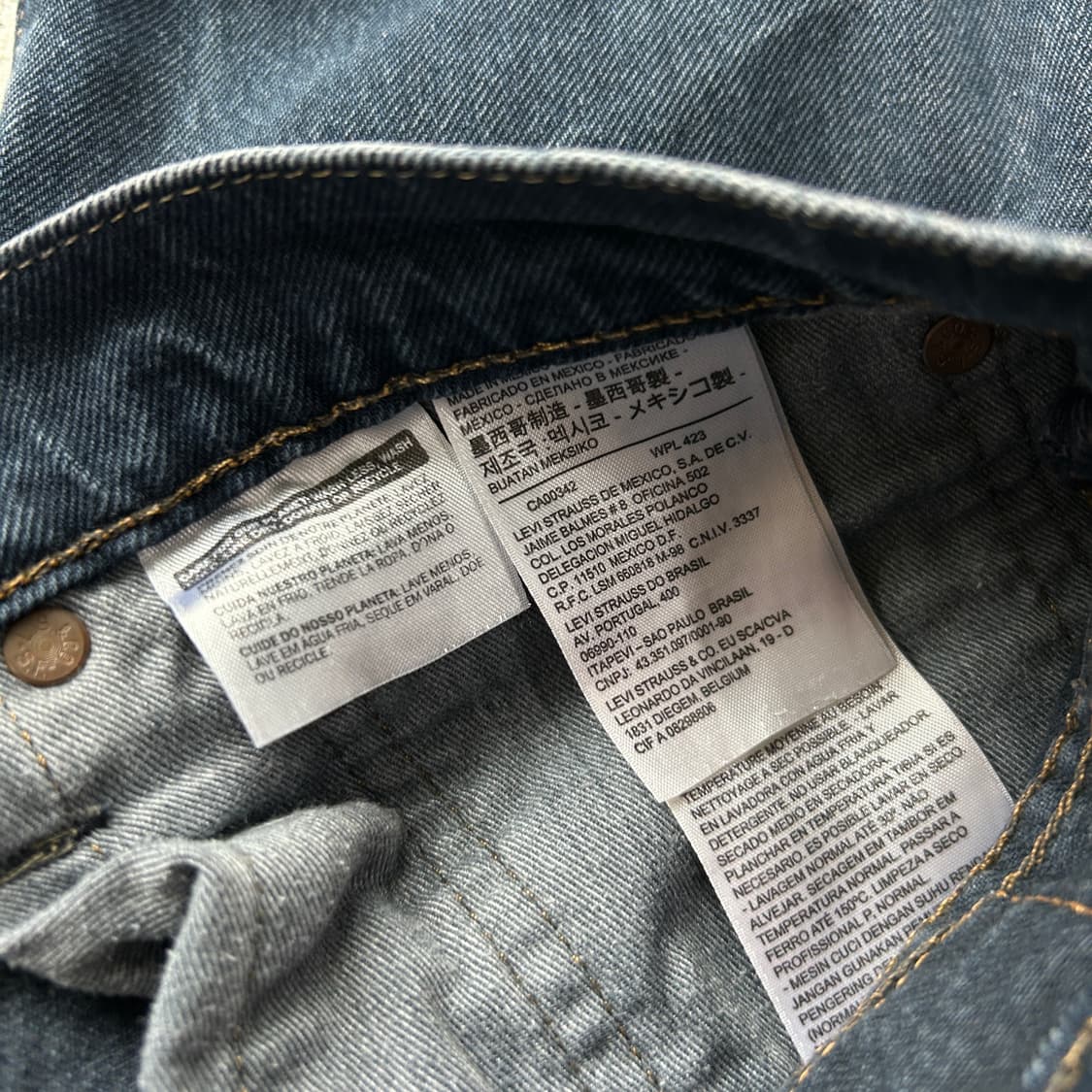리바이스 512 36 데님팬츠 상품이미지3