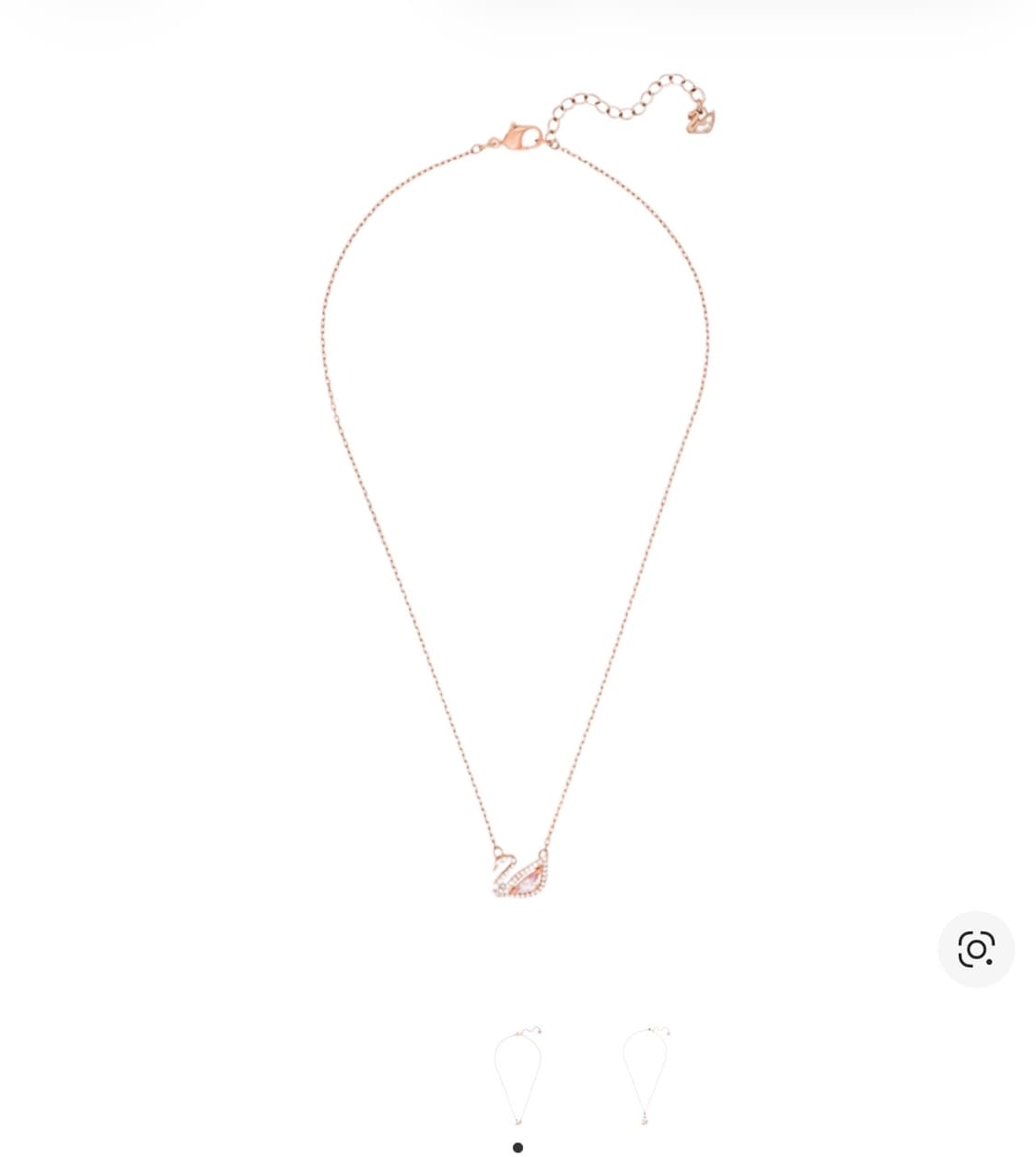 스와로브스키 목걸이 로즈골드 상품이미지1