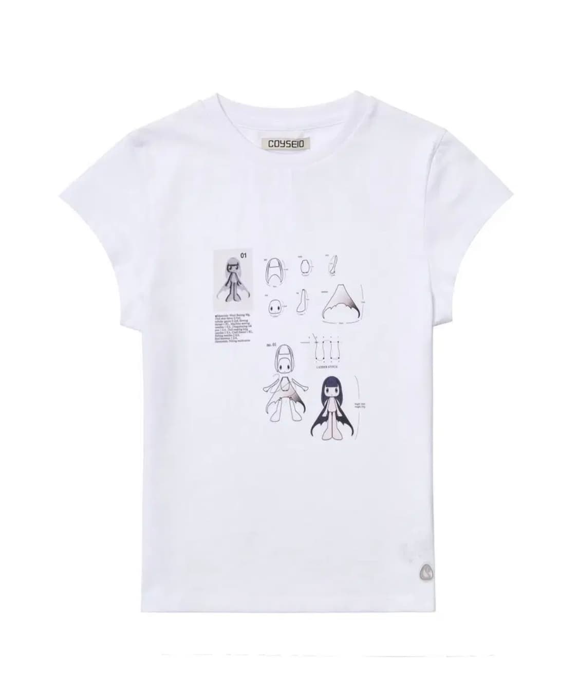 코이세이오 LEGNA T-SHIRT WHITE 상품이미지1