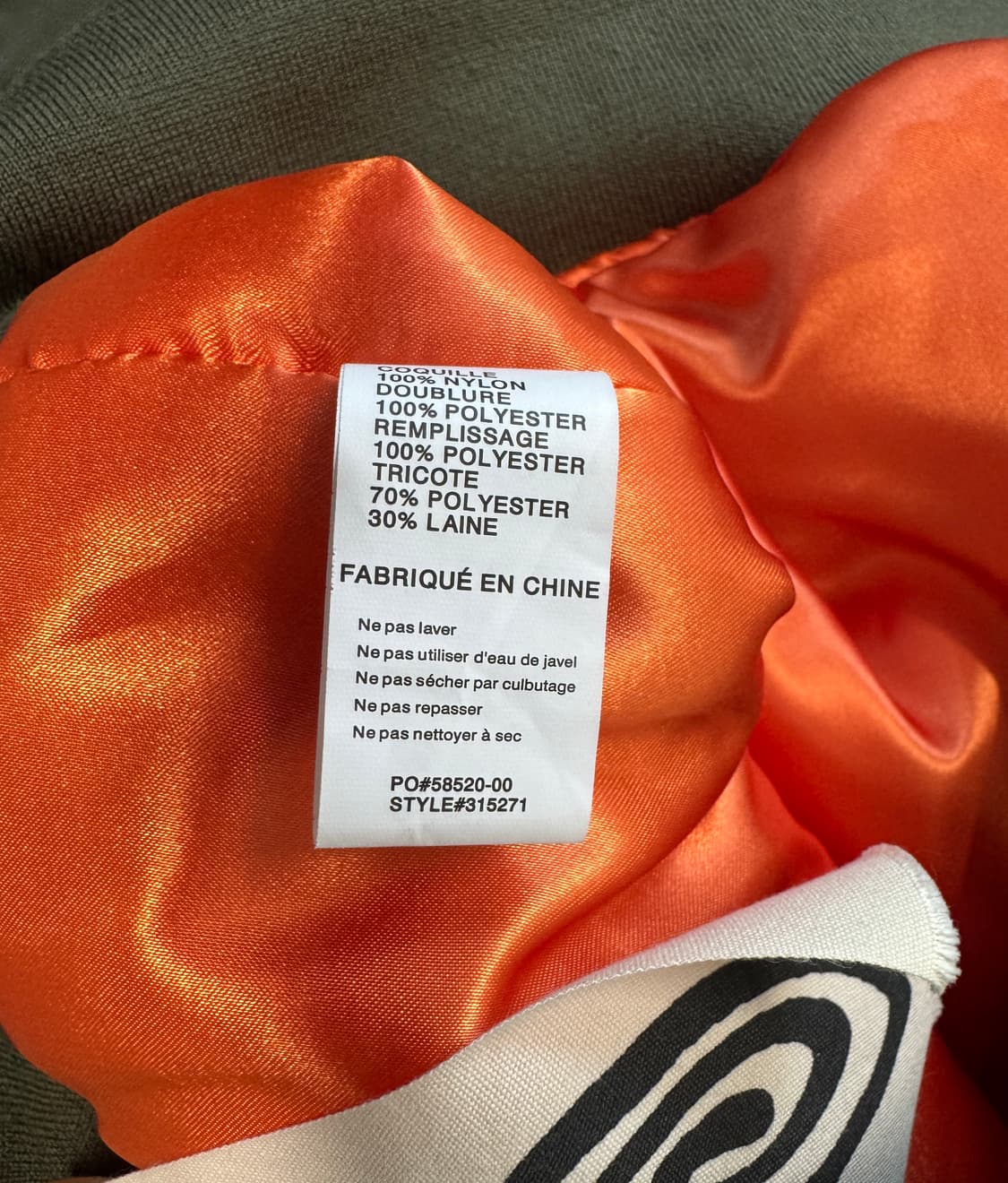 STUSSY X CDG 스투시 X CDG MA-1 마원 봄버 자켓 S 상품이미지9