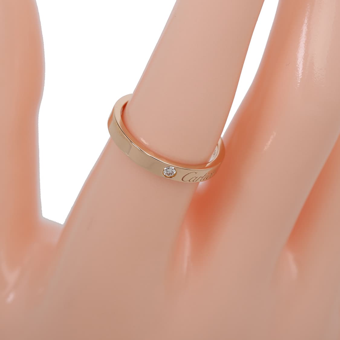 까르띠에 다이아반지 C 드 까르띠에 웨딩반지 핑크골드 56호 상품이미지6
