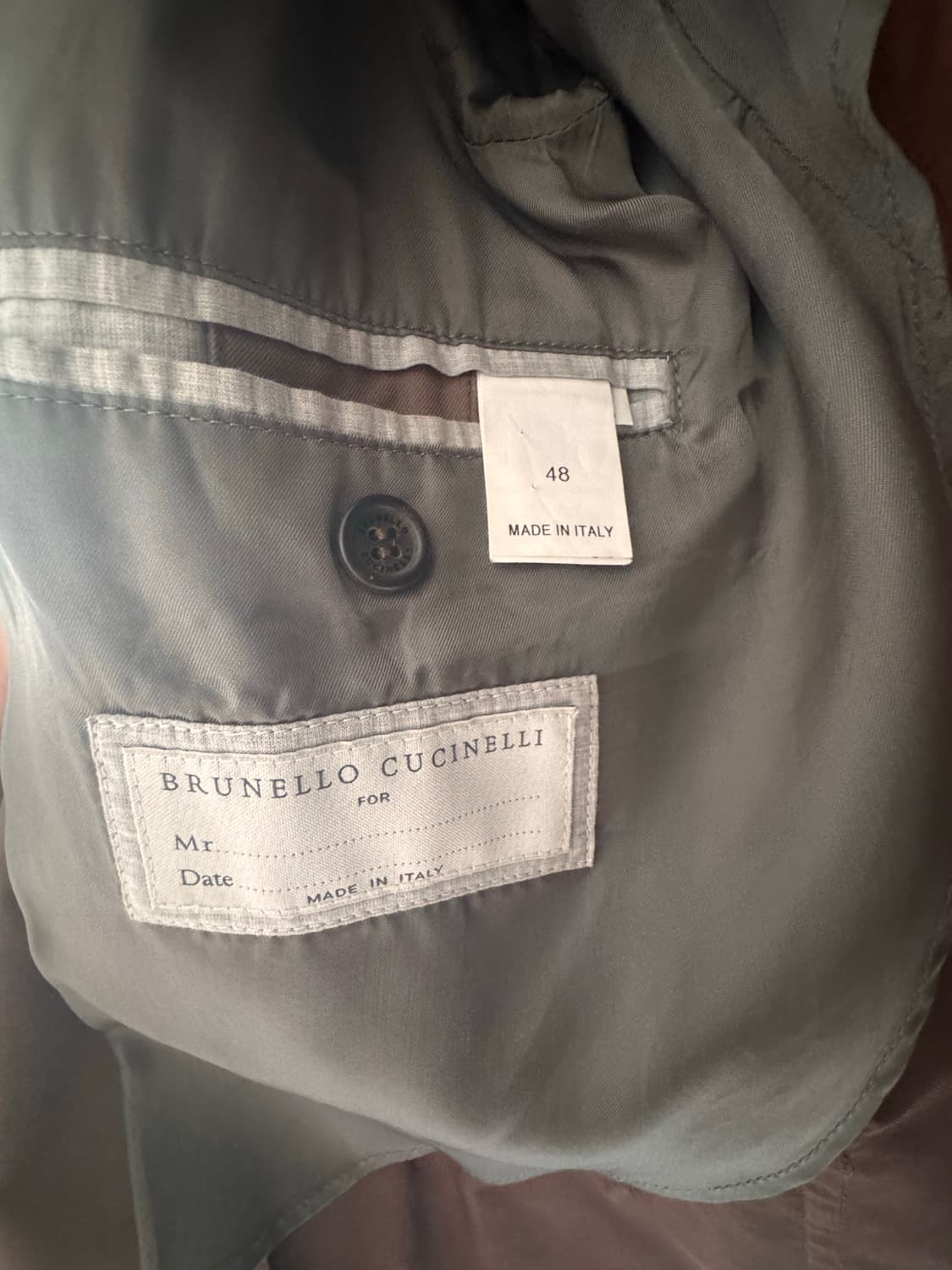 브루넬로 쿠치넬리 사파리 자켓 / 브라운  / 사이즈 48 상품이미지6