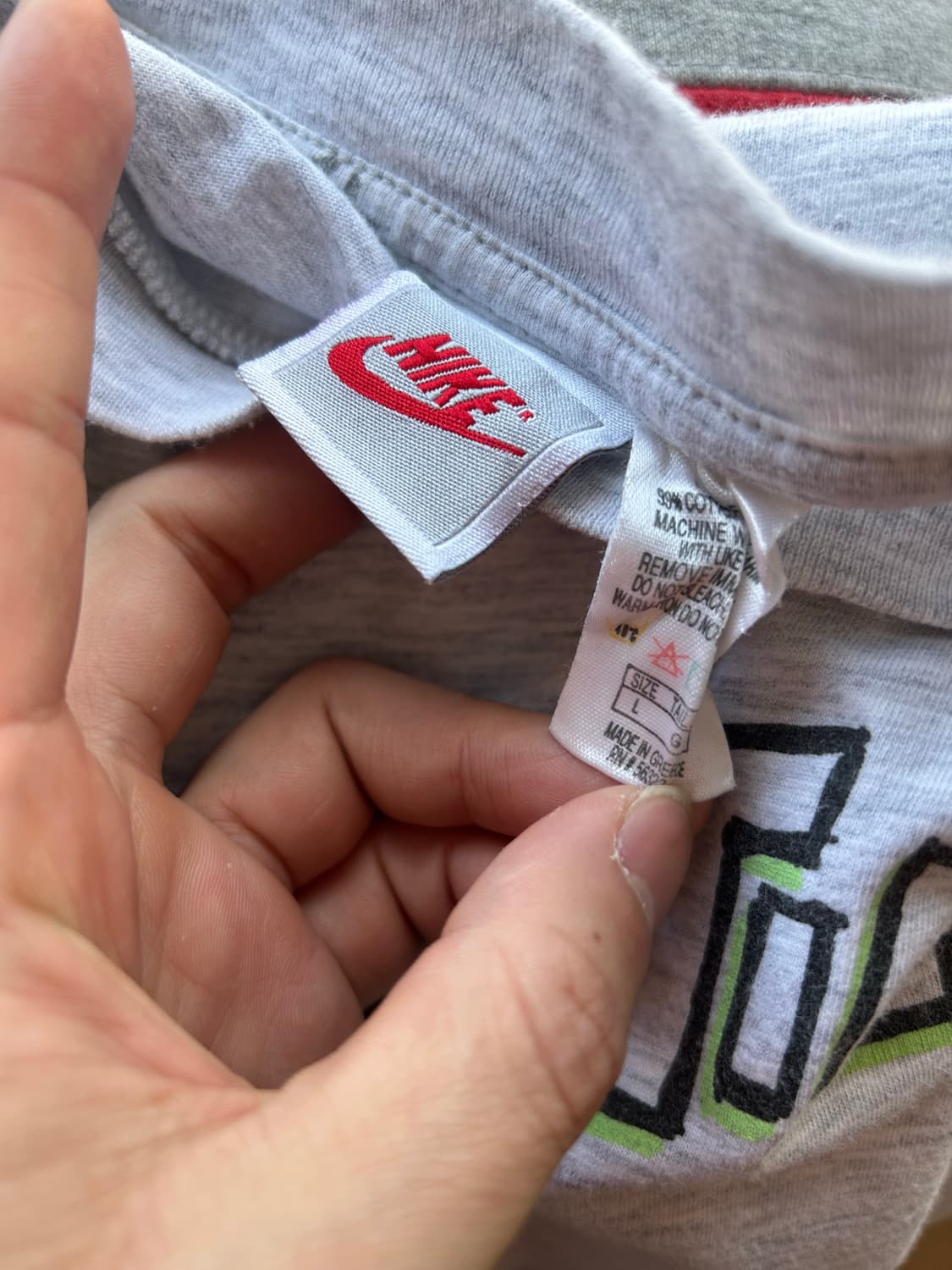 90’s 나이키 Shut up play ball 티셔츠 상품이미지5