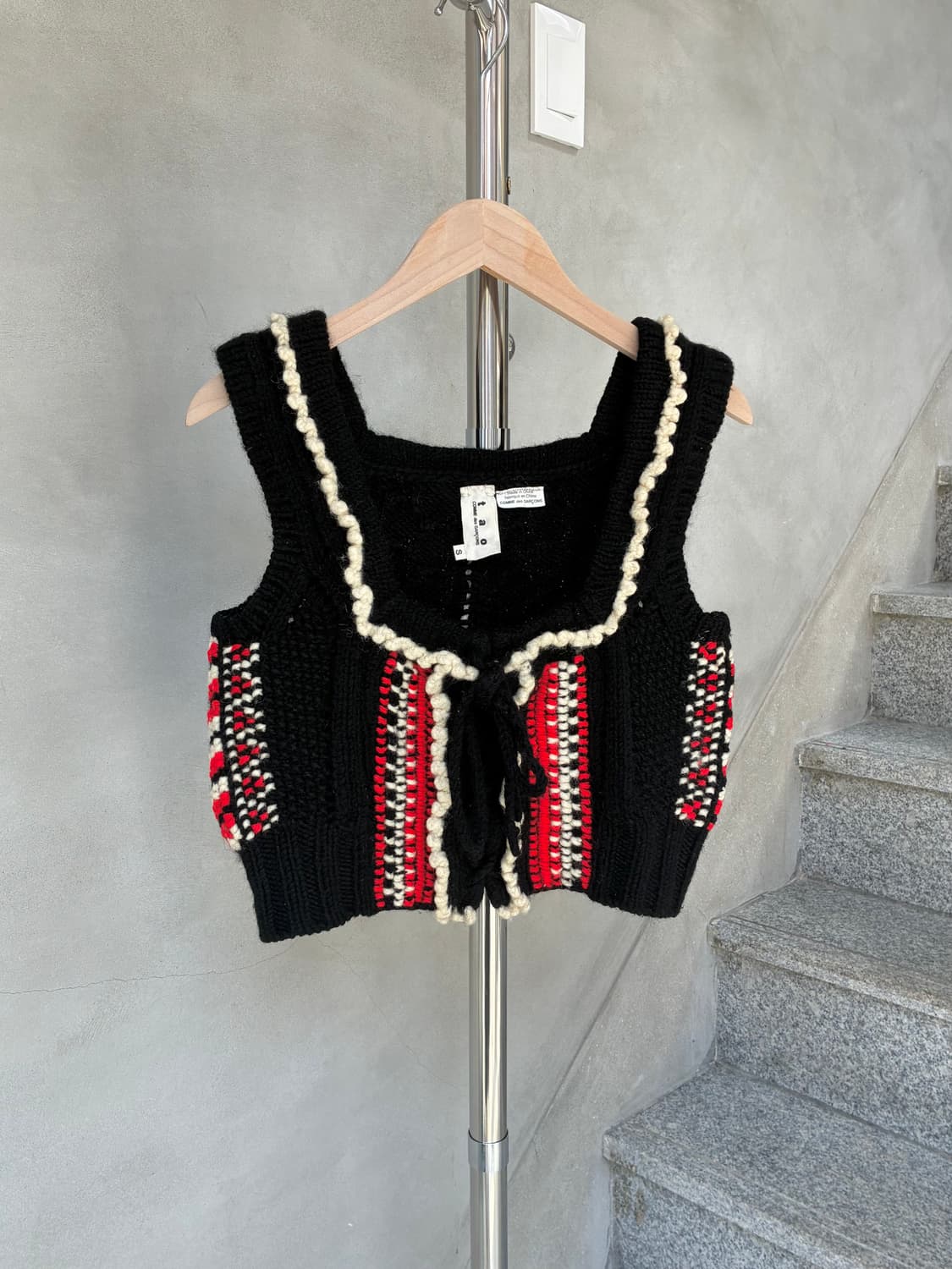 tao 타오 꼼데가르송 니트 베스트 상품이미지1