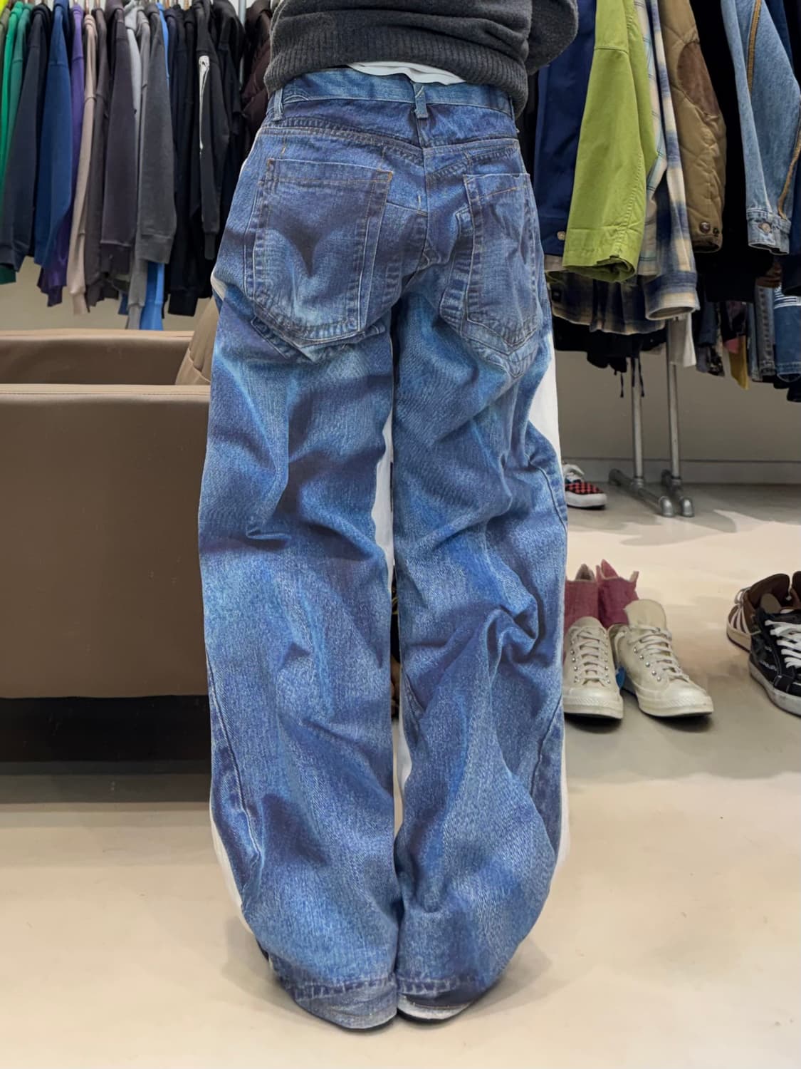 타이핑미스테이크 디지털 프린팅 데님 팬츠 상품이미지2