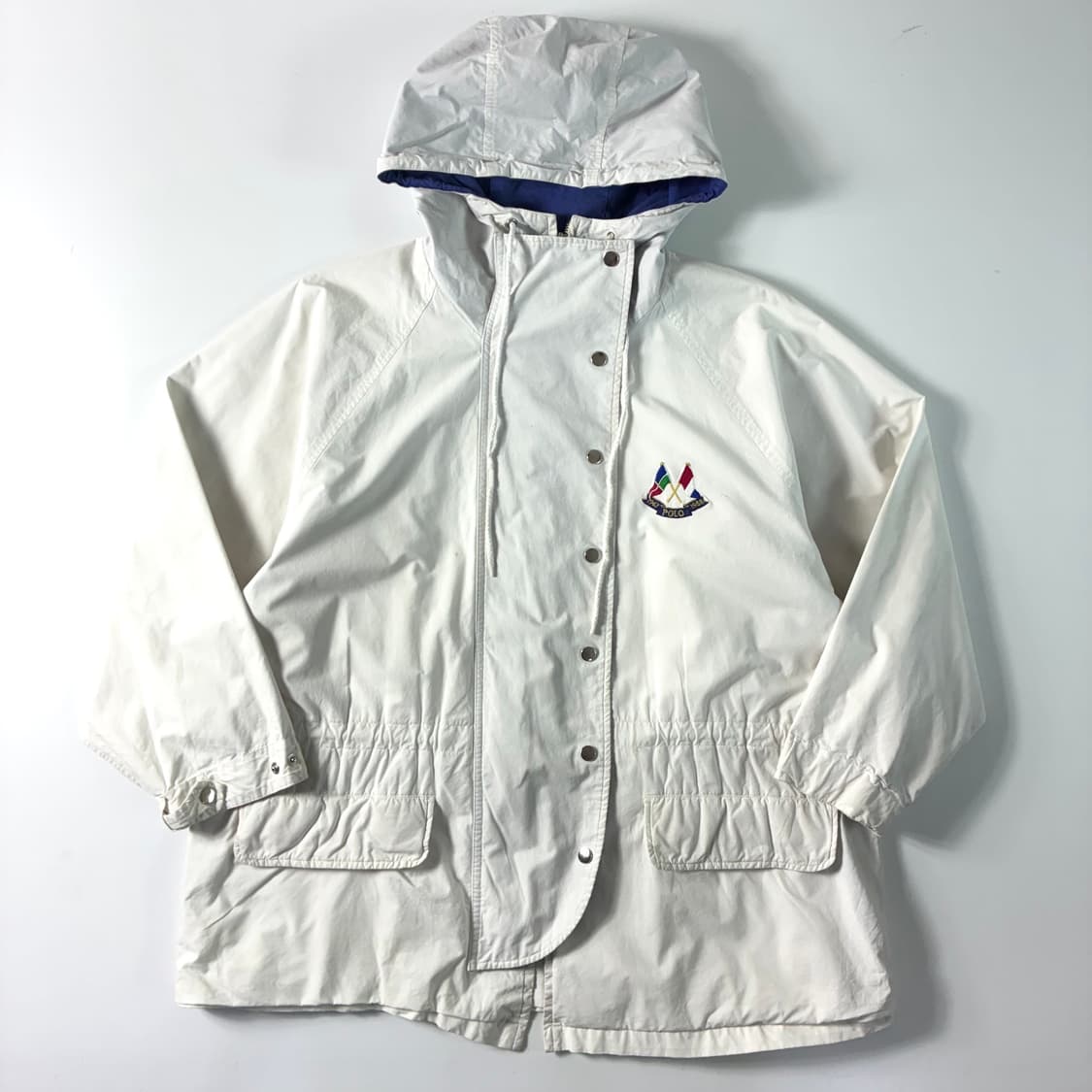 Polo 폴로 랄프로렌 80‘s 코튼 크로스 플레그 후드자켓 상품이미지1