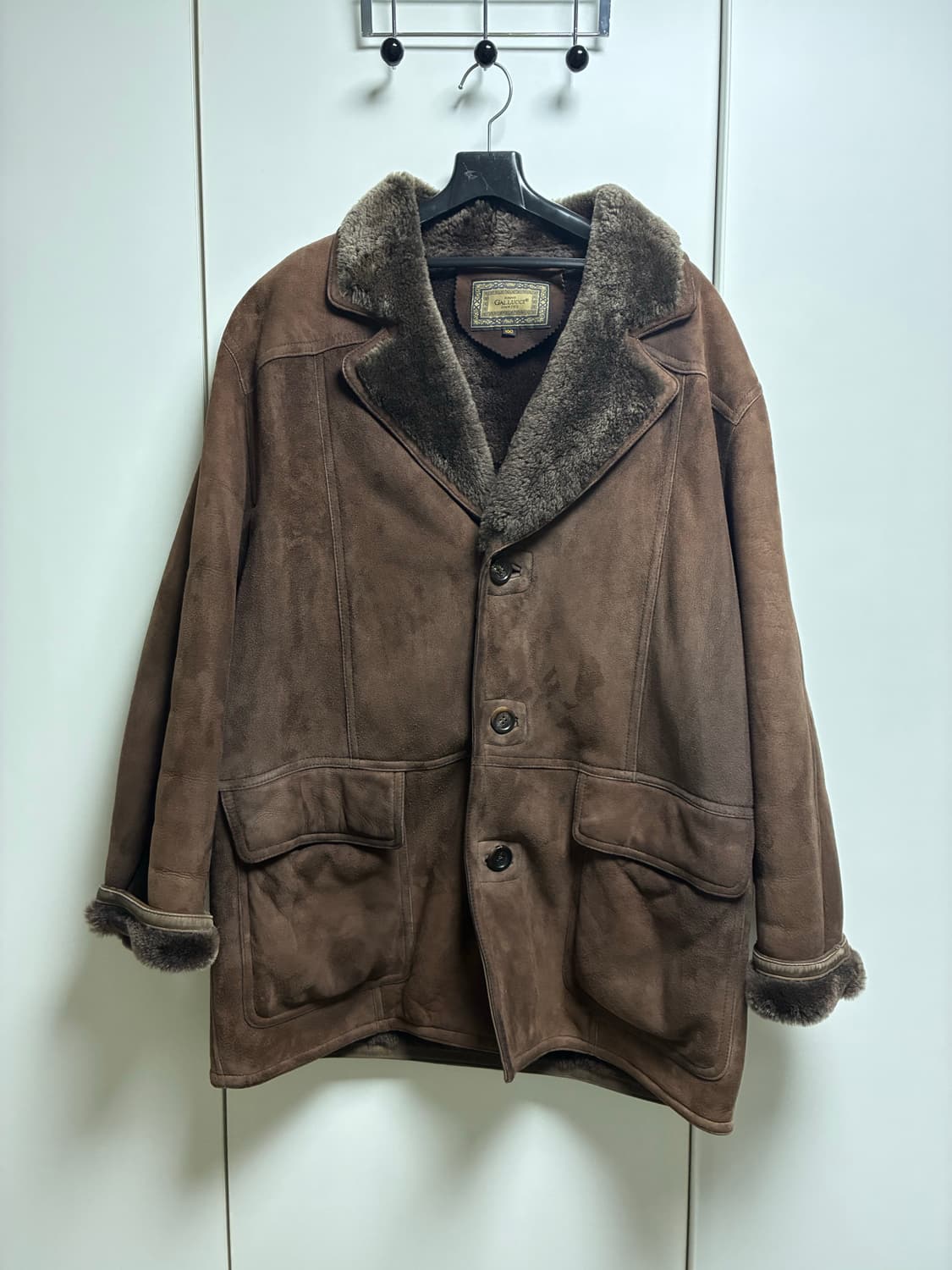 브라운 빈티지 퍼 코트 상품이미지1